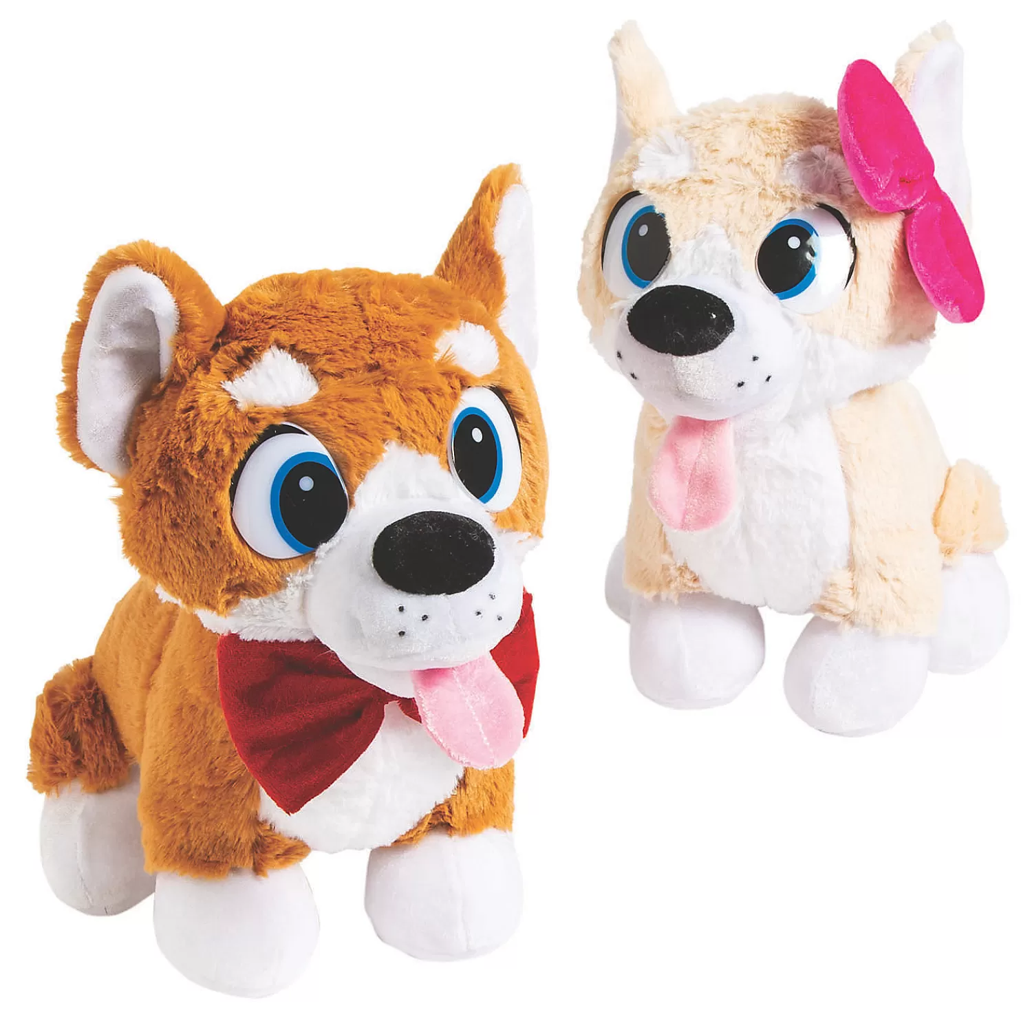 Oriental Trading Stuffed Animals & Plush Toys*10" Boy & Girl Stuffed Corgis