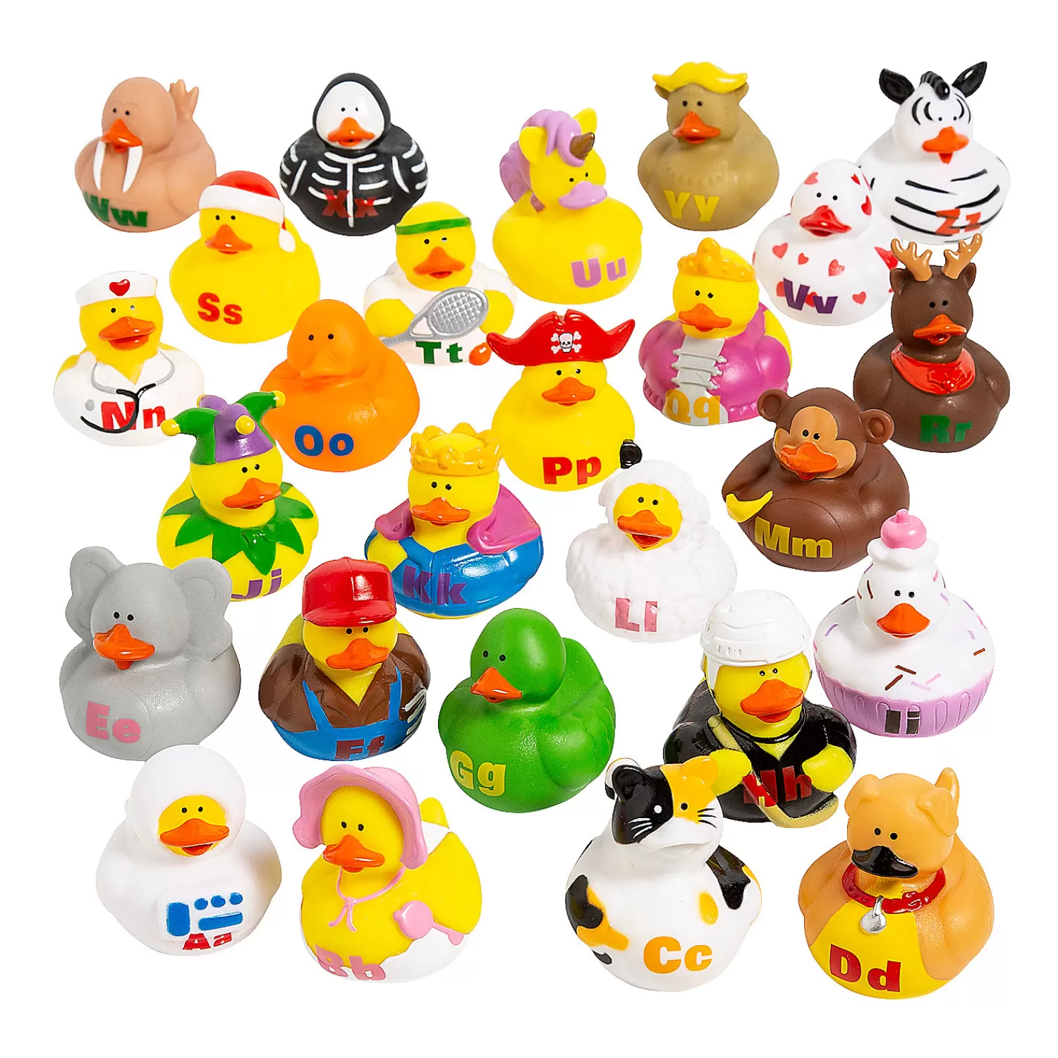 Oriental Trading Rubber Duckies*Abcs Rubber Ducks - 26 Pc.