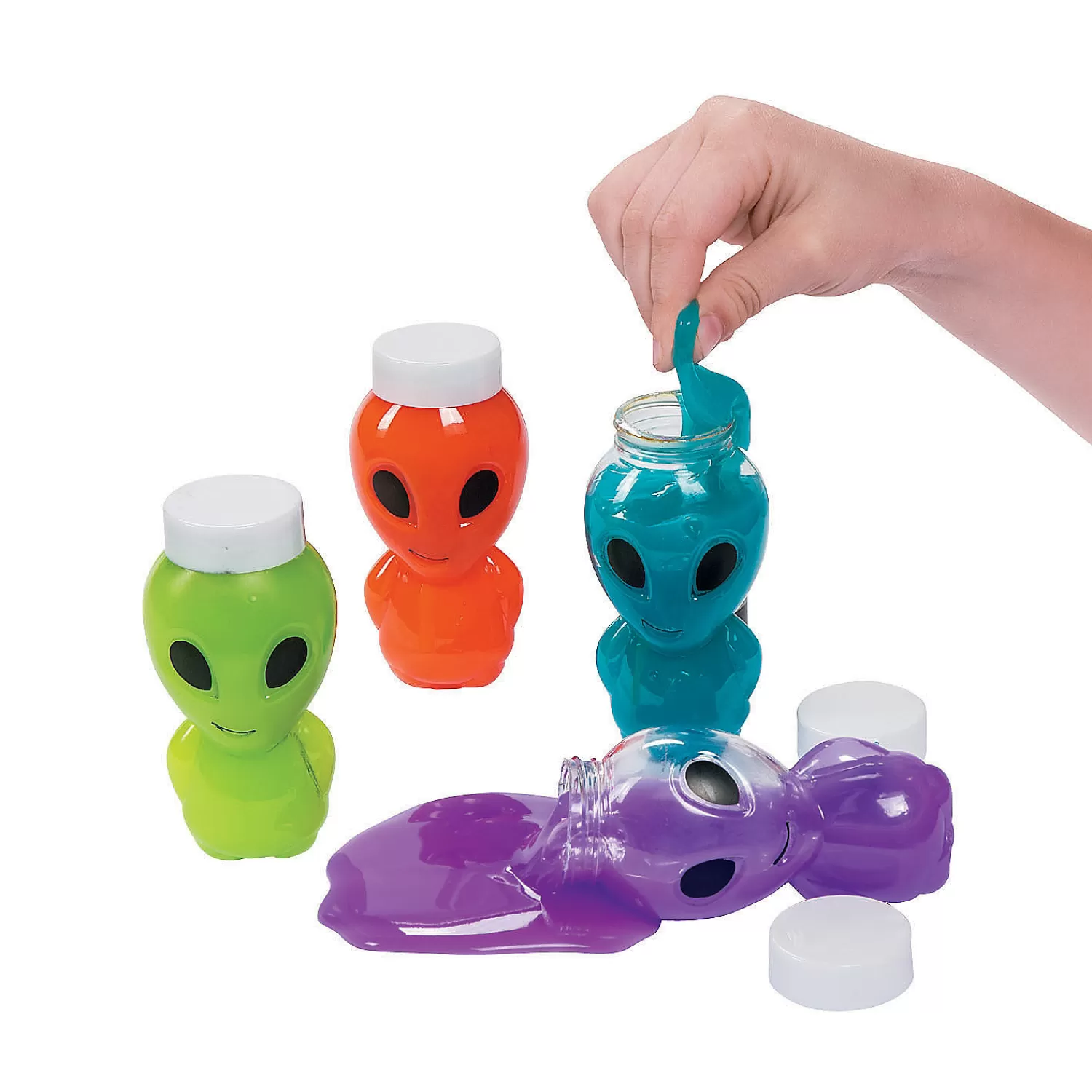 Oriental Trading Character Toys*Alien Character Slime - 12 Pc.