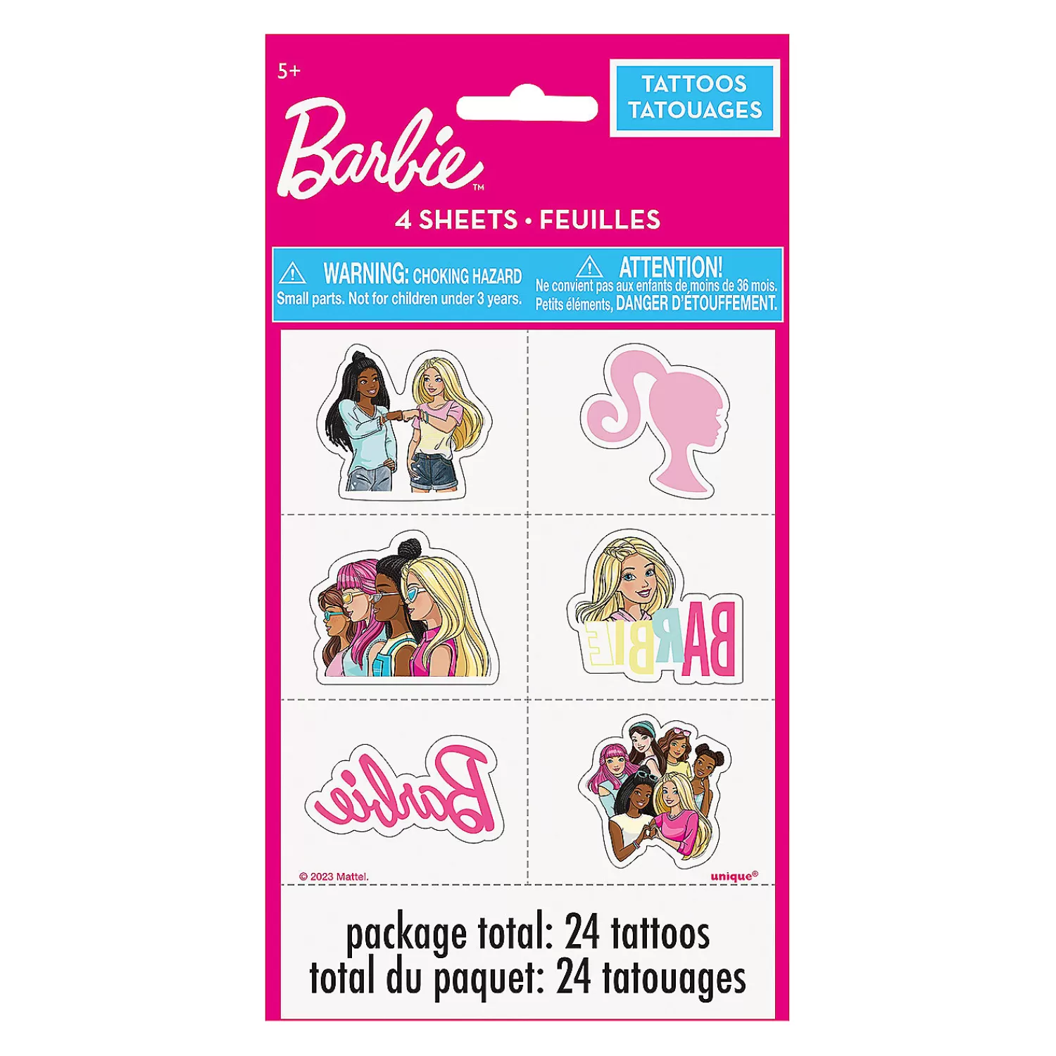 Oriental Trading Temporary Tattoos*Barbie™ & Friends Temporary Tattoos - 24 Pc.