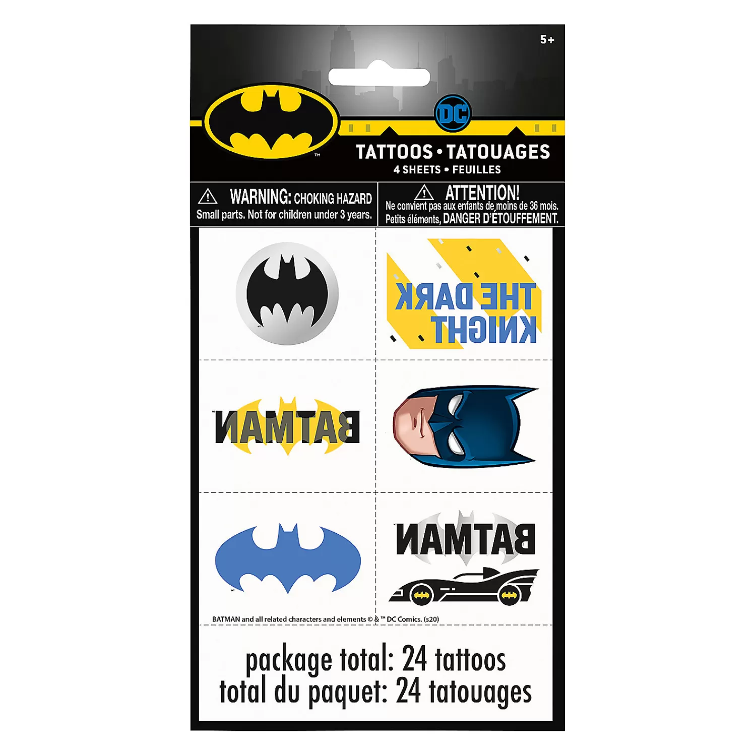 Oriental Trading Temporary Tattoos*Batman