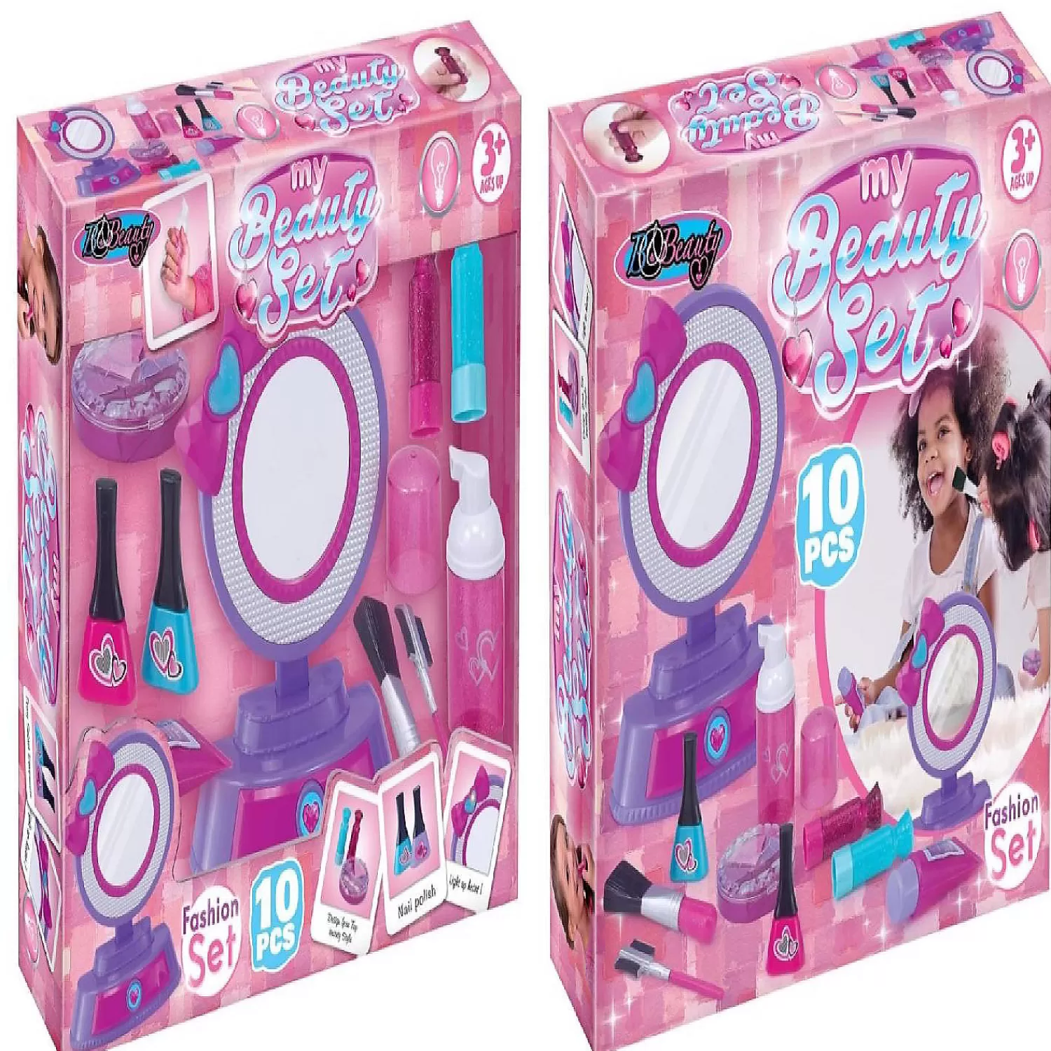 Oriental Trading Pretend Play*Beauty Makeup Set With Mirror