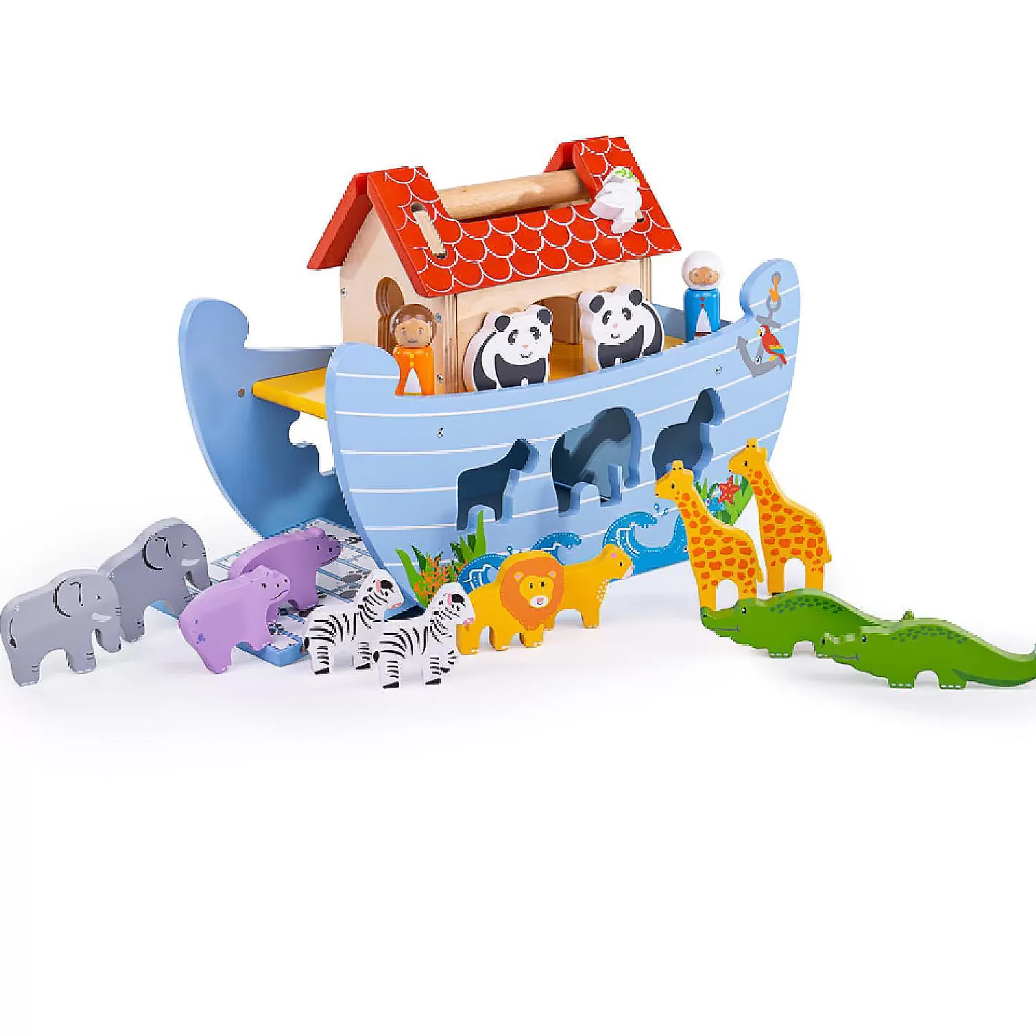 Oriental Trading Play Sets*Bigjigs Toys, Wooden Noah's Ark Playset