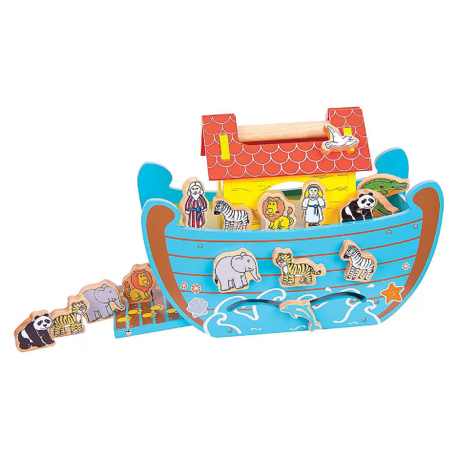 Oriental Trading Play Sets*Bigjigs Toys, Wooden Noah's Ark Playset