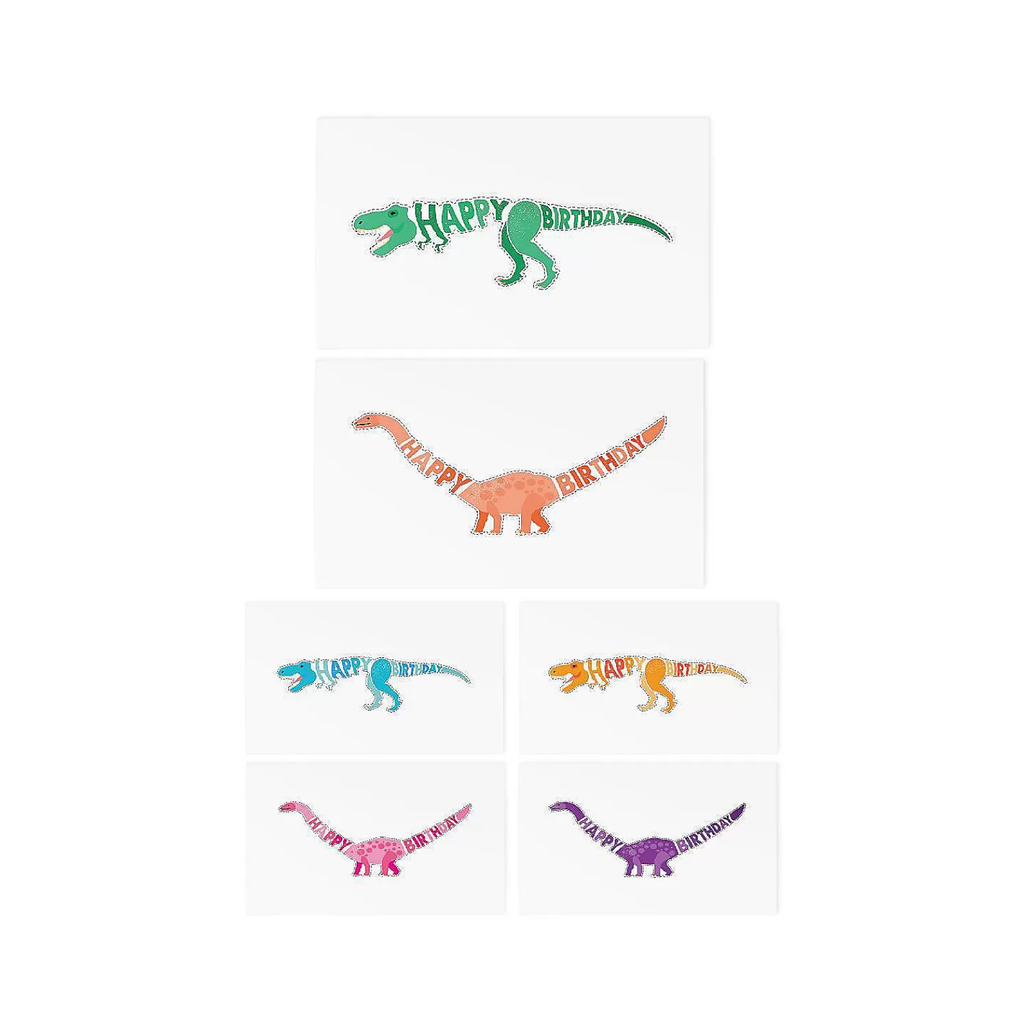 Oriental Trading Temporary Tattoos*Birthday Dinos Tattoo Set