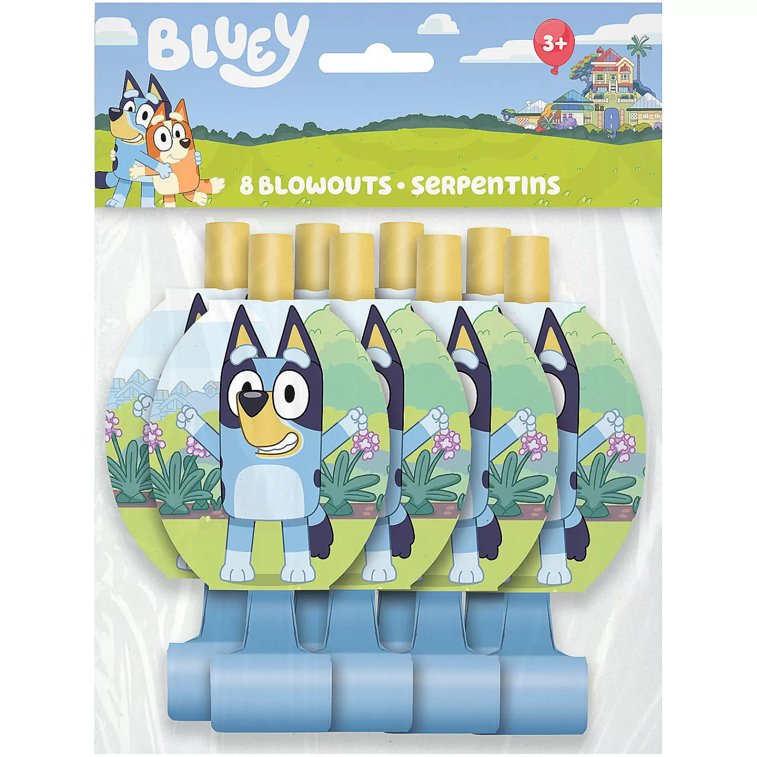 Oriental Trading Noisemakers*Bluey Party Blowouts - 8 Pc.