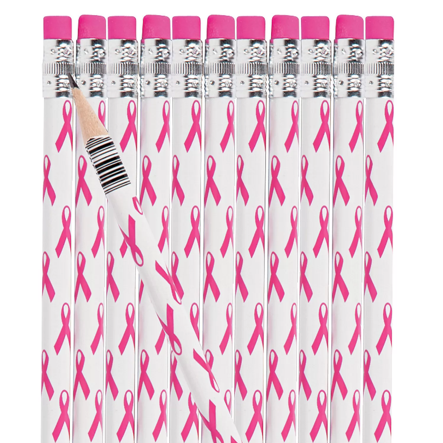 Oriental Trading Pencils*Breast Cancer Awareness Pencils - 24 Pc.