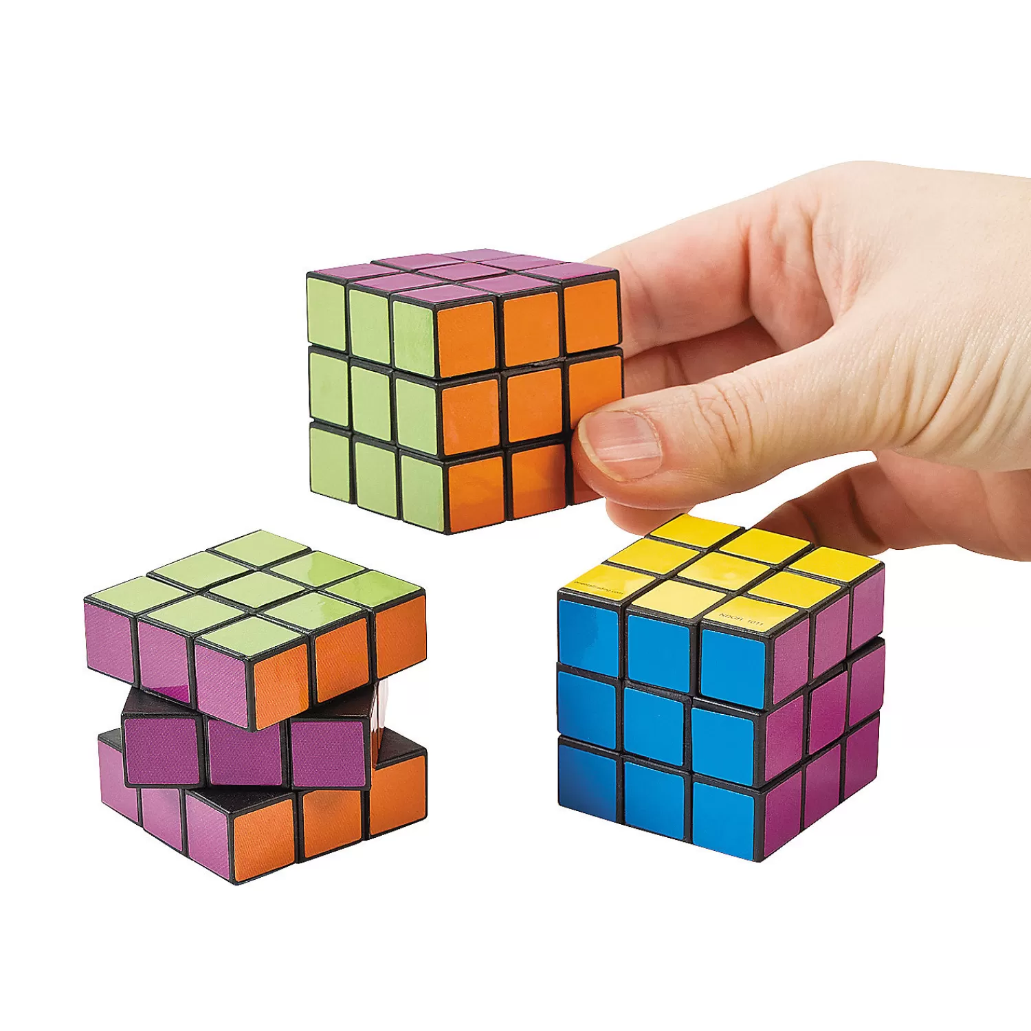 Oriental Trading Puzzles*Bright Mini Puzzle Cubes - 12 Pc.