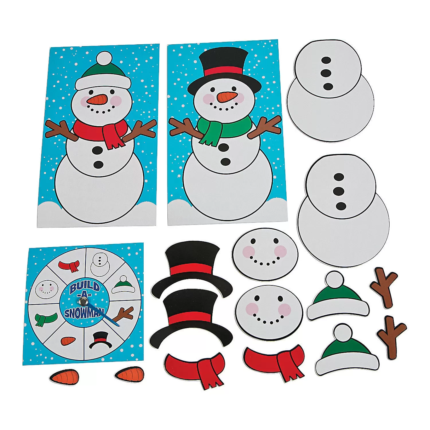 Oriental Trading Games*Build A Snowman Board Game