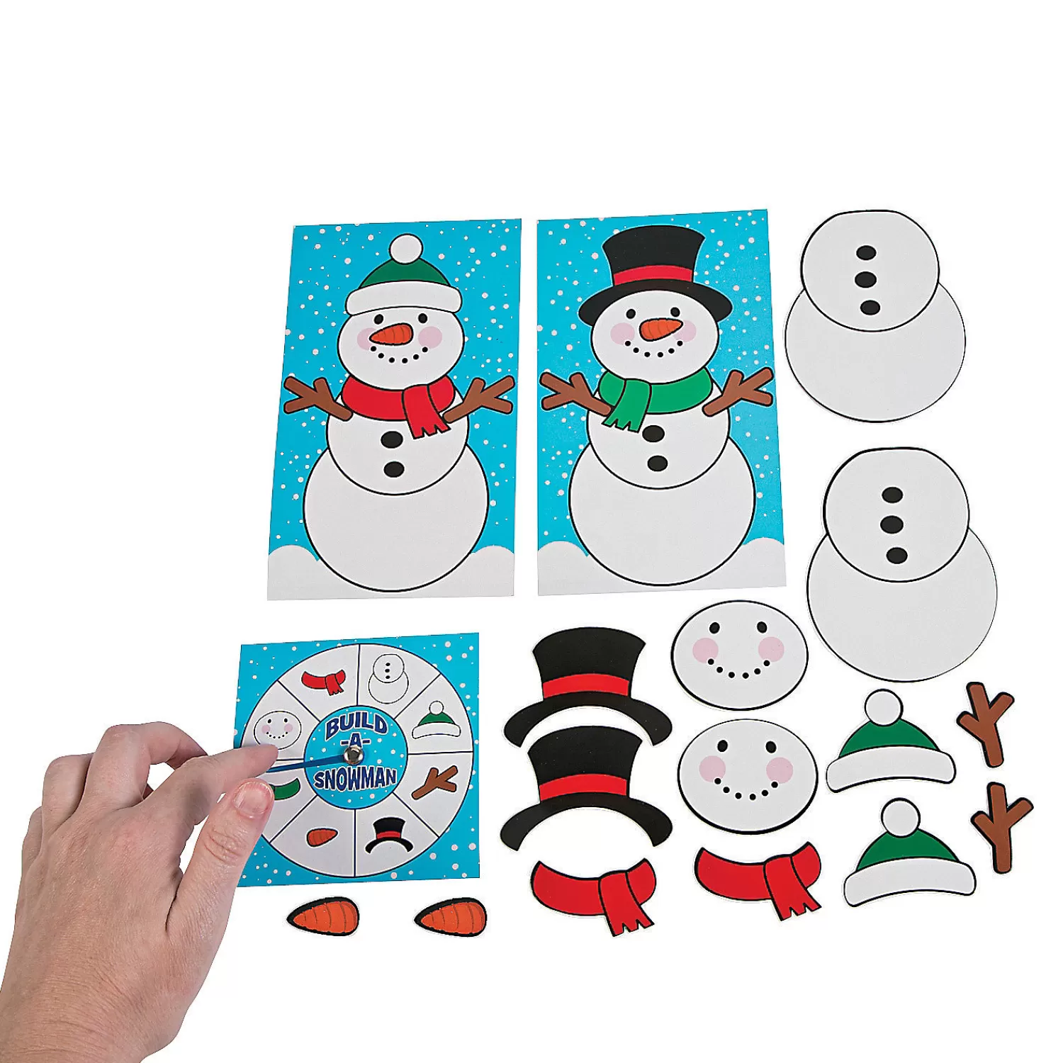 Oriental Trading Games*Build A Snowman Board Game