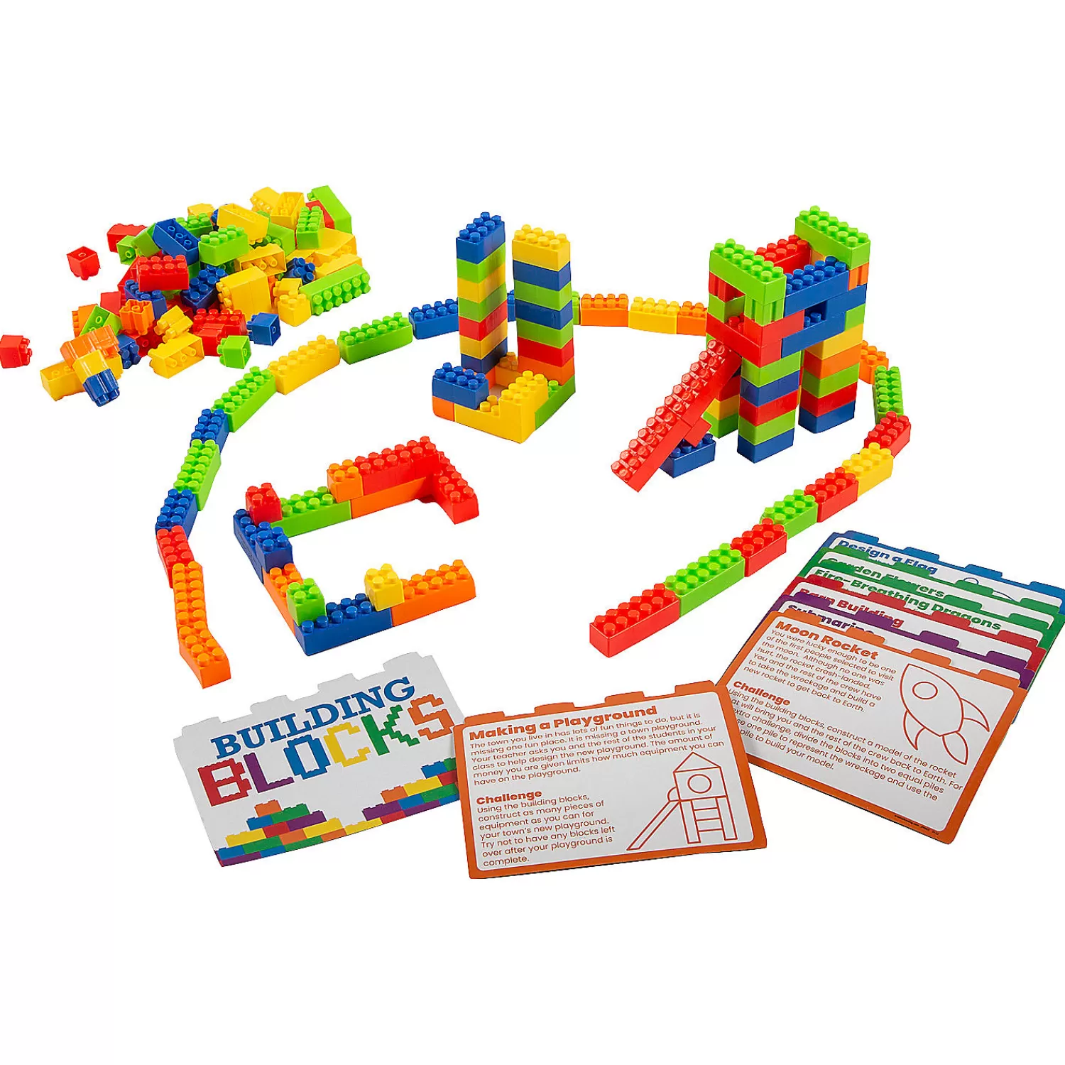 Oriental Trading Building Blocks*Building Blocks Stem Challenge Kit - 148 Pc.