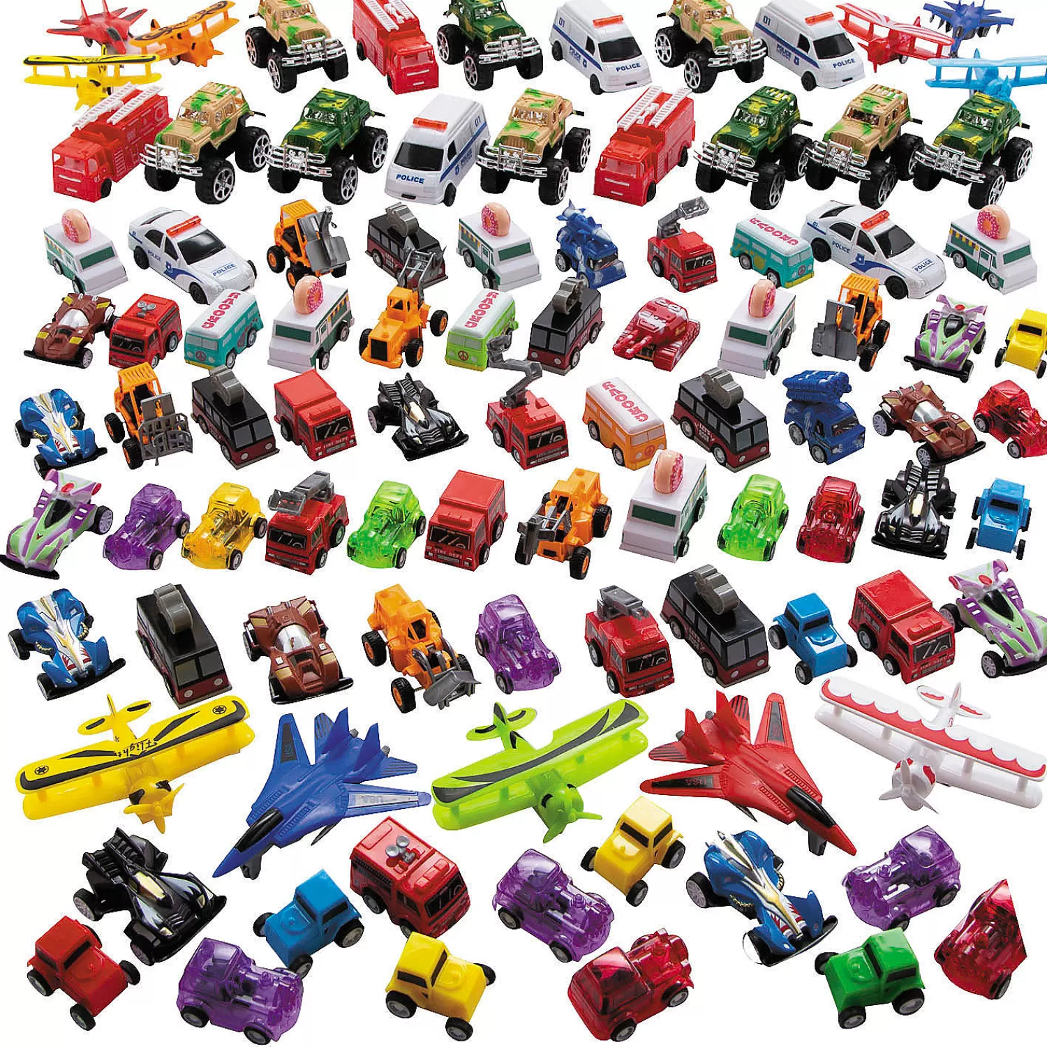 Oriental Trading Toy Cars*Bulk 100 Pc. Pull-Back Car Assortment