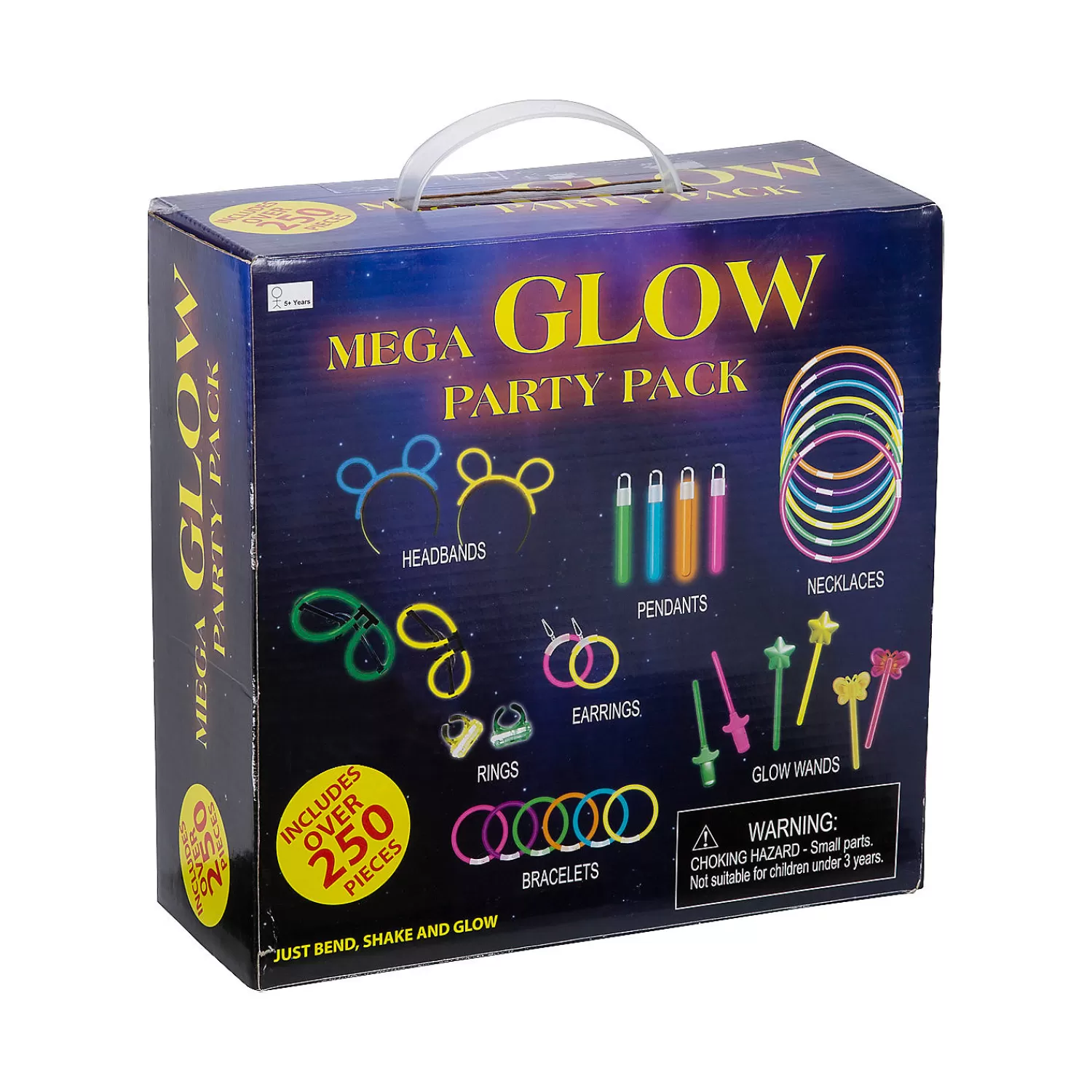 Oriental Trading Glow Sticks*Bulk 250 Pc. Glow Party Pack