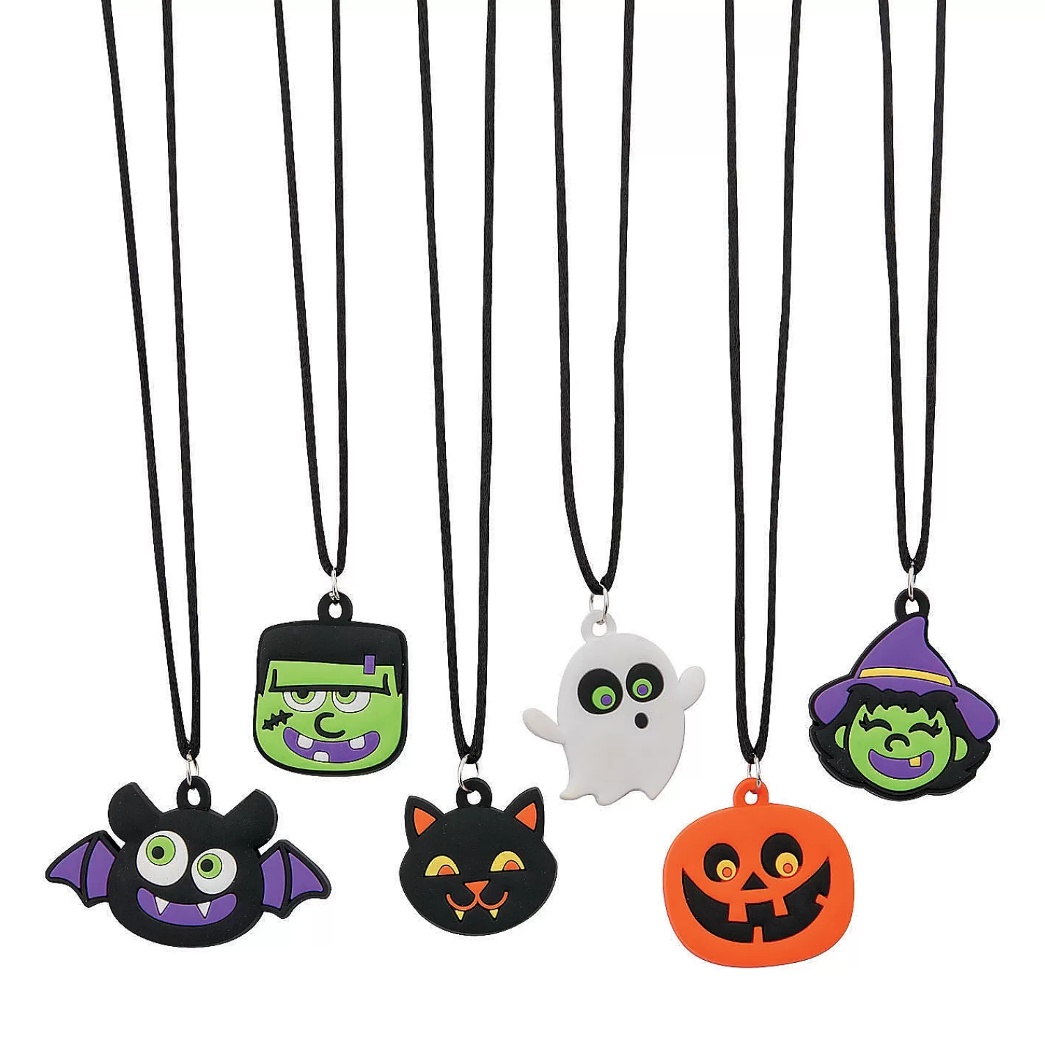 Oriental Trading Necklaces*Bulk 48 Pc. Halloween Character Necklaces