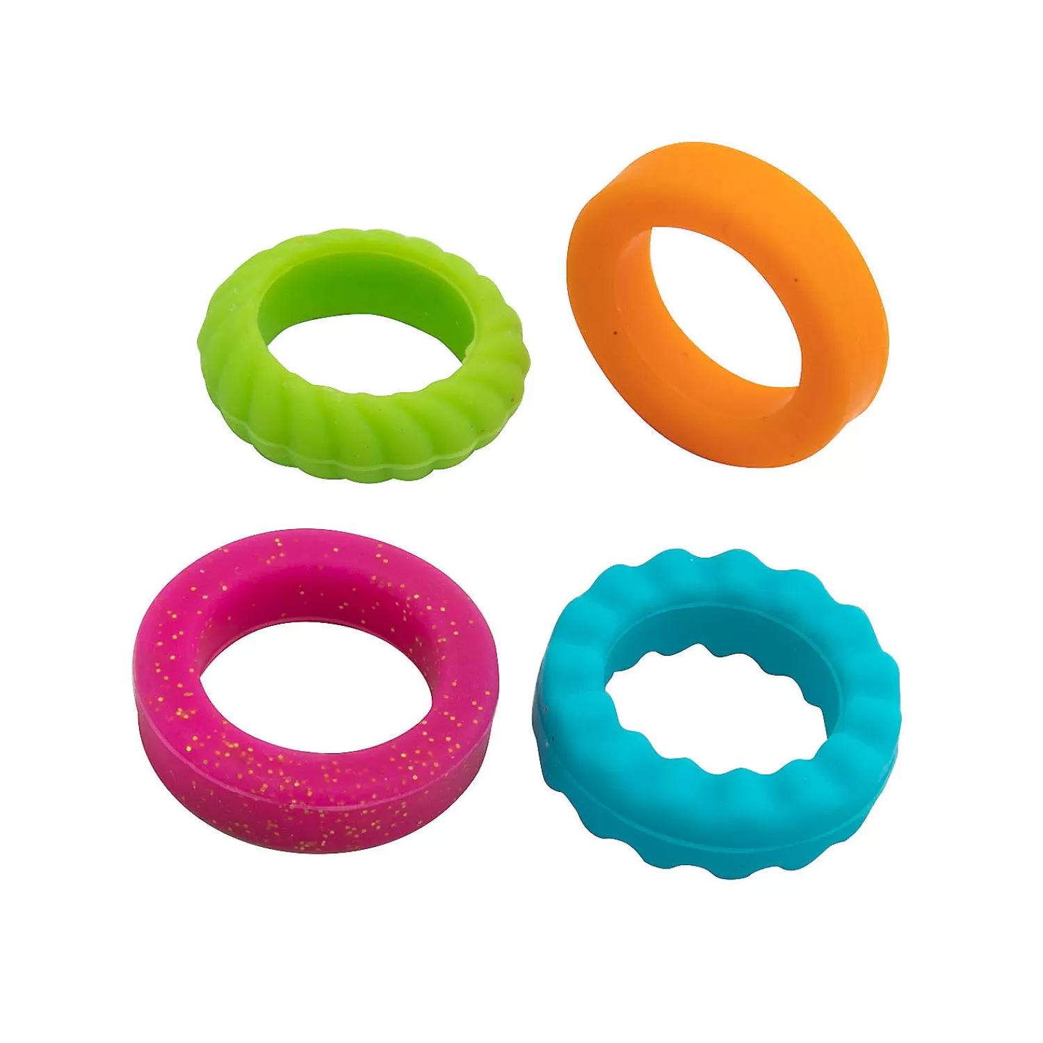 Oriental Trading Rings*Bulk 48 Pc. Silicone Ring Assortment