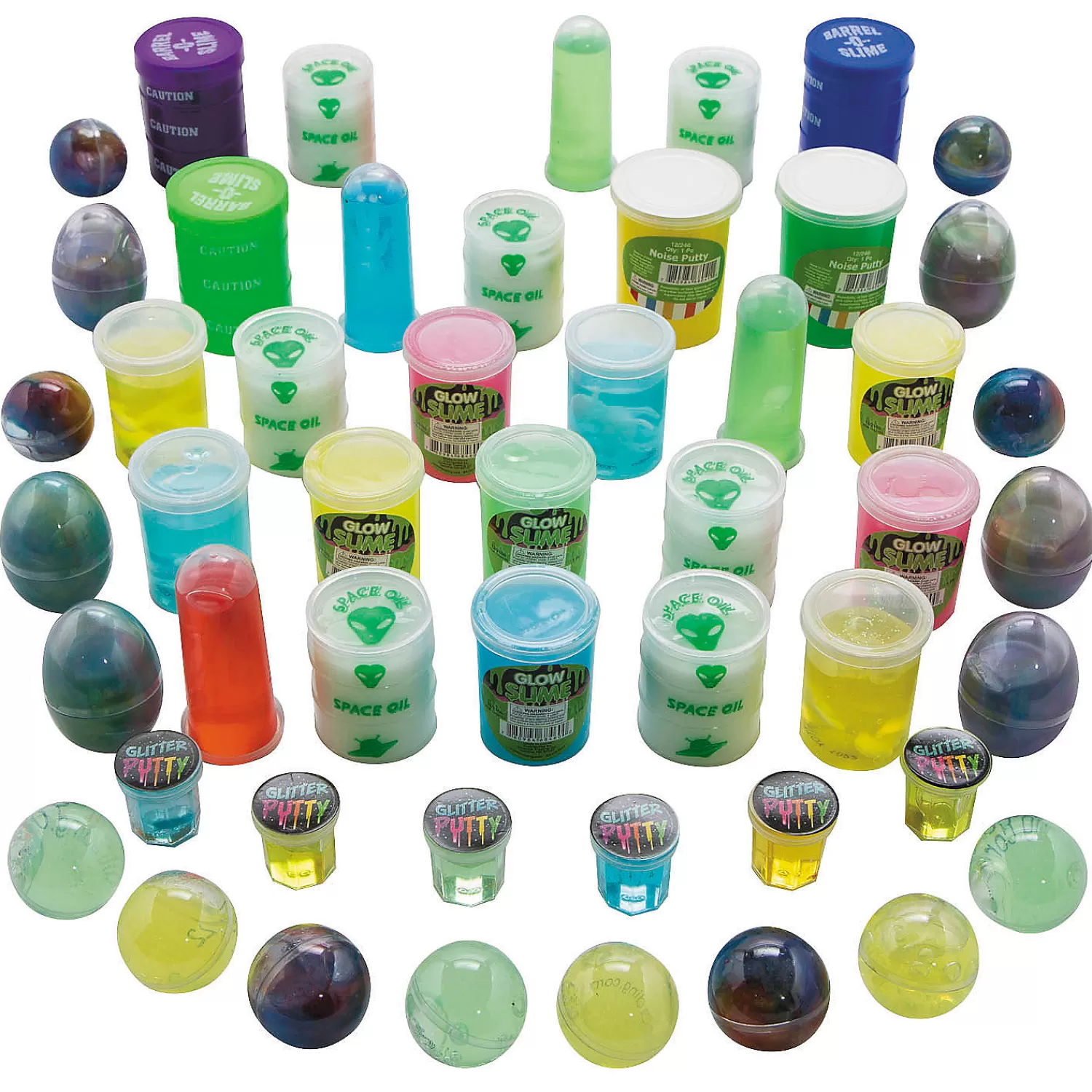 Oriental Trading Putty & Squishy Toys*Bulk 50 Pc. Putty & Slime Assortment