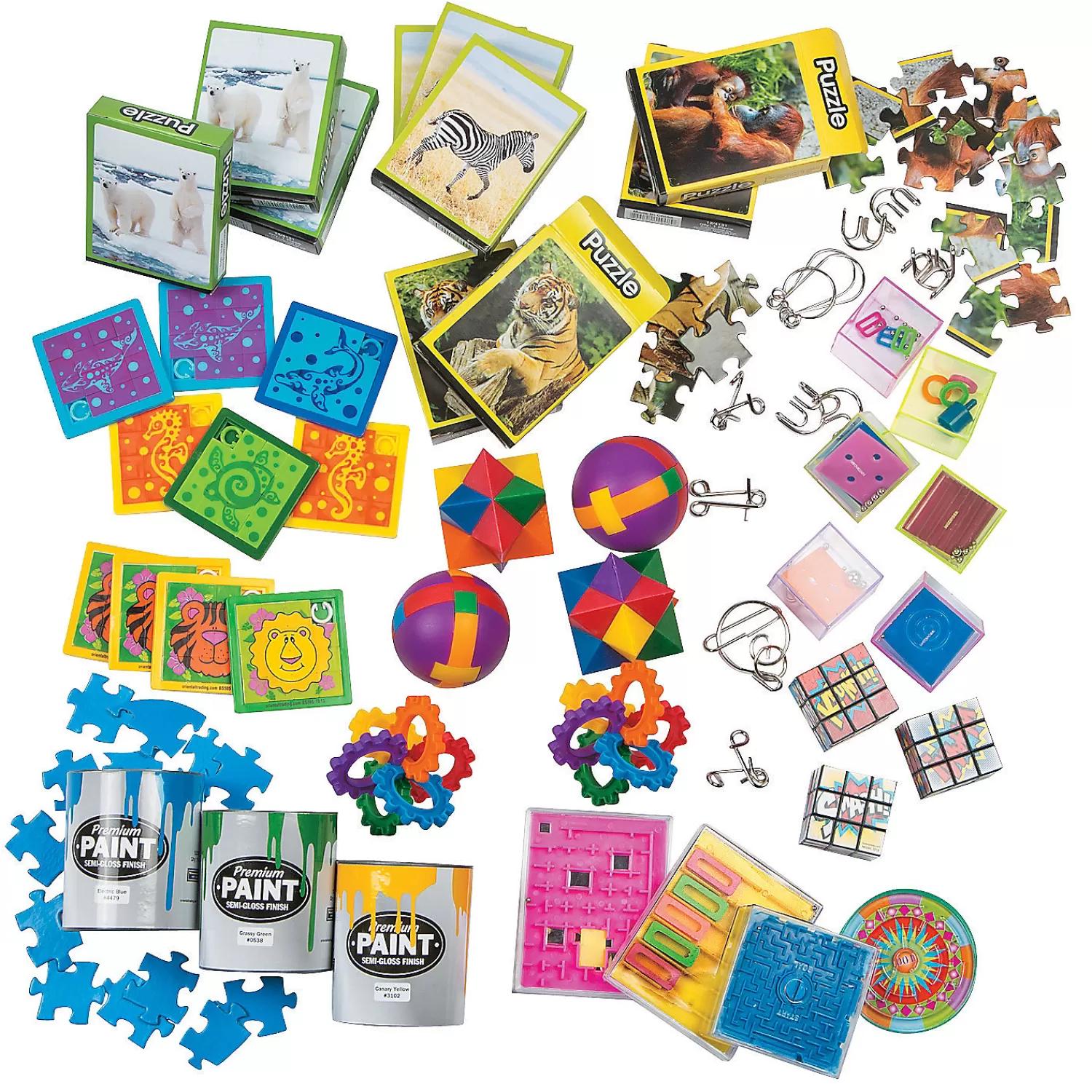 Oriental Trading Puzzles*Bulk 50 Pc. Puzzle Assortment