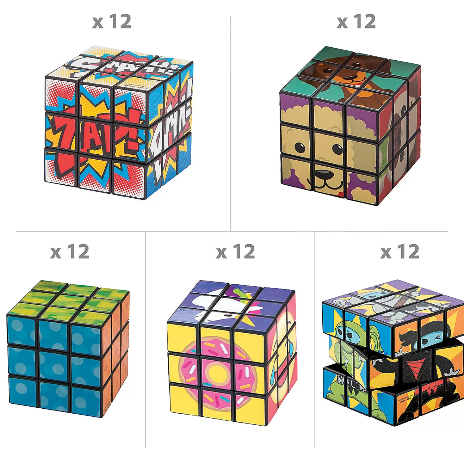 Oriental Trading Puzzles*Bulk 60 Pc. Puzzle Cube Assortment