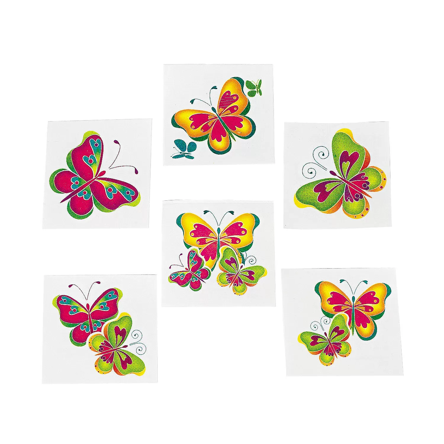 Oriental Trading Temporary Tattoos*Bulk 72 Pc. Butterfly Temporary Tattoos - 72 Pc.