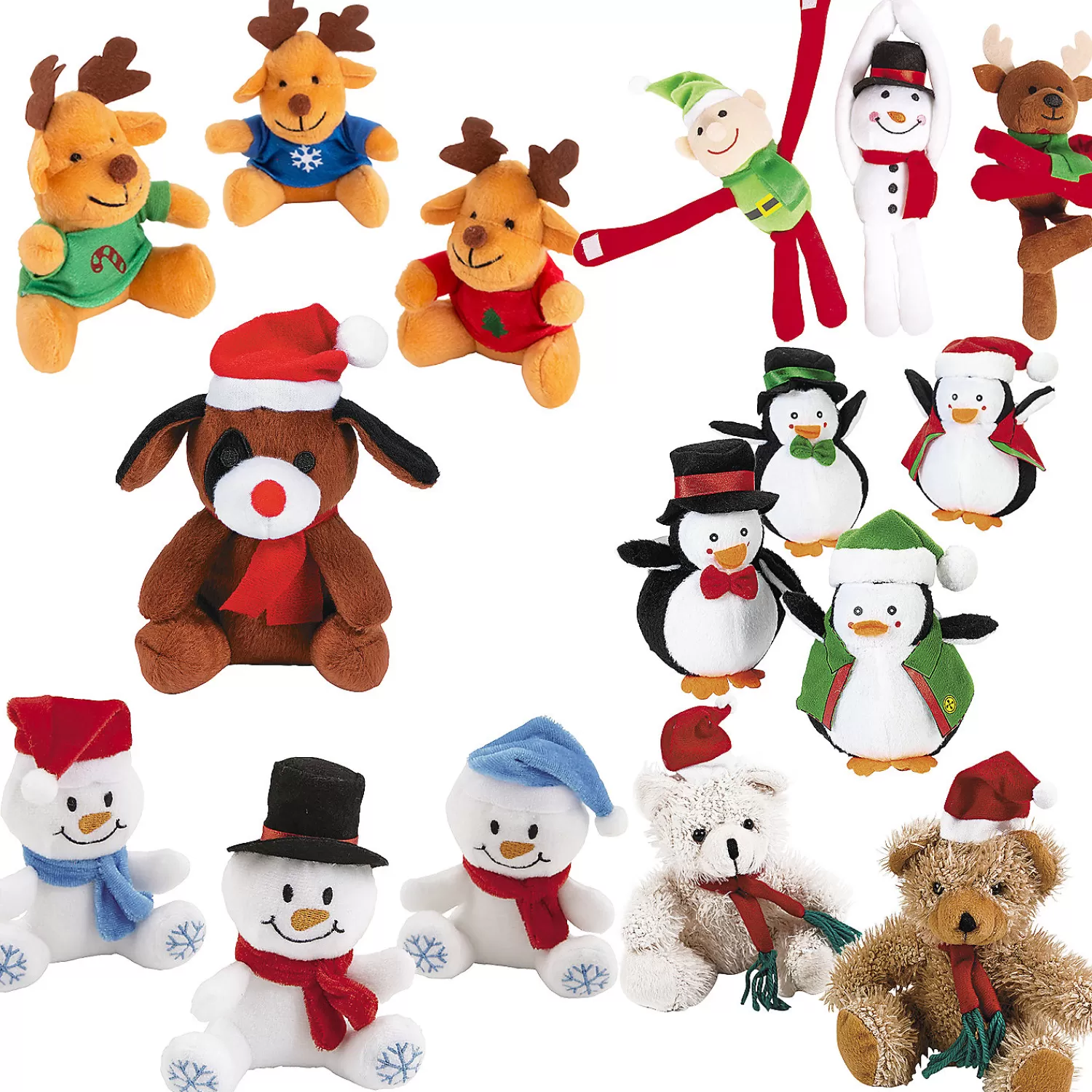 Oriental Trading Stuffed Animals & Plush Toys*Bulk 72 Pc. Christmas Stuffed Giveaway Kit