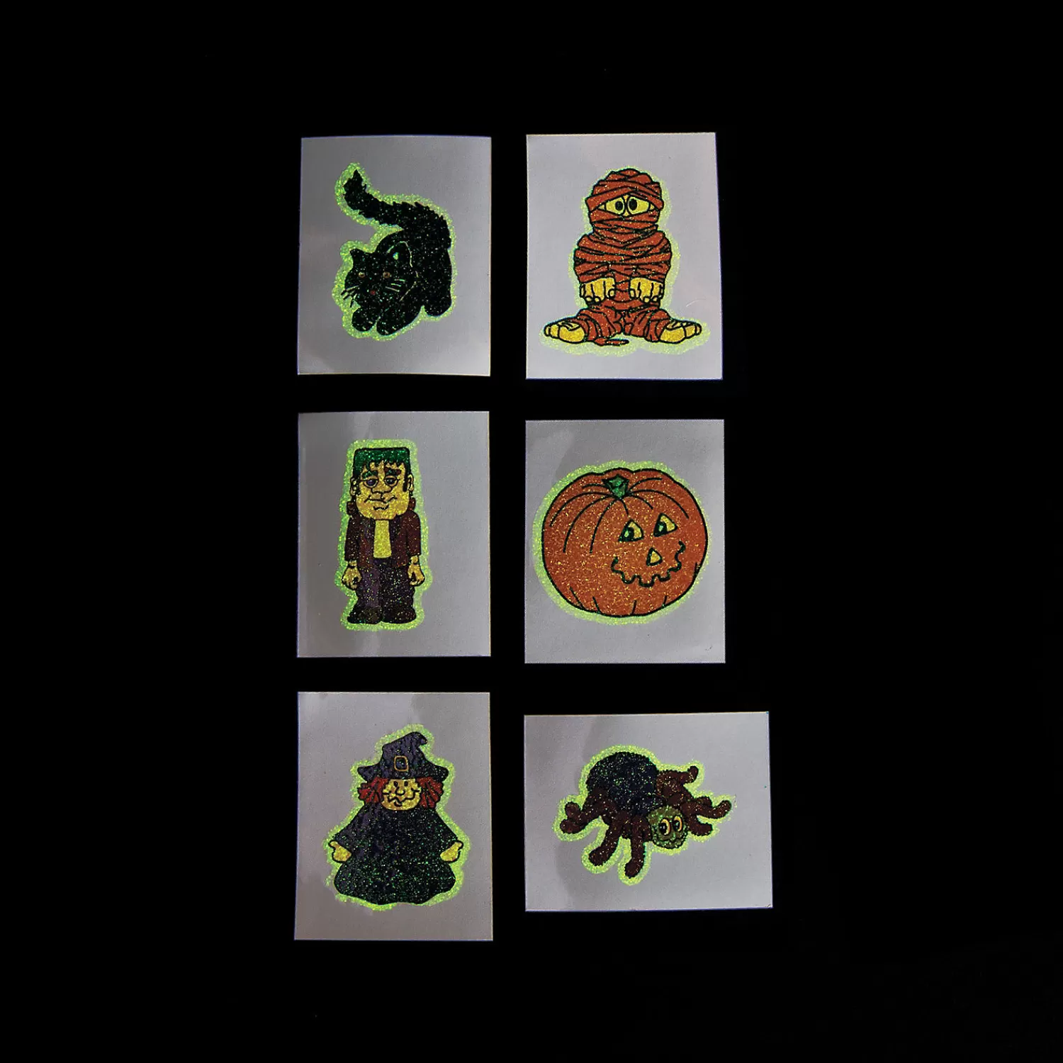 Oriental Trading Glow Jewelry*Bulk 72 Pc. Halloween Glow-In-The-Dark Temporary Tattoos