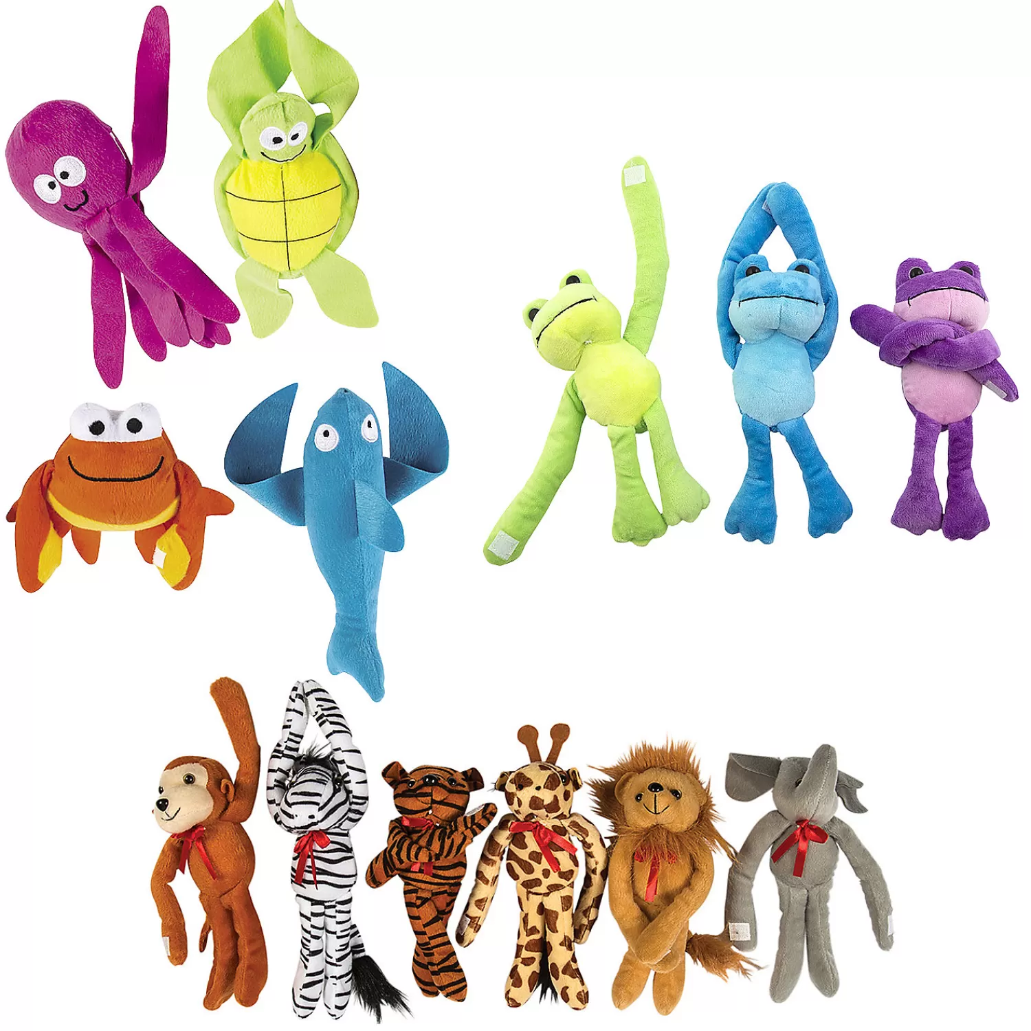 Oriental Trading Stuffed Animals & Plush Toys*Bulk 72 Pc. Long Arm Stuffed Animal Giveaway Kit