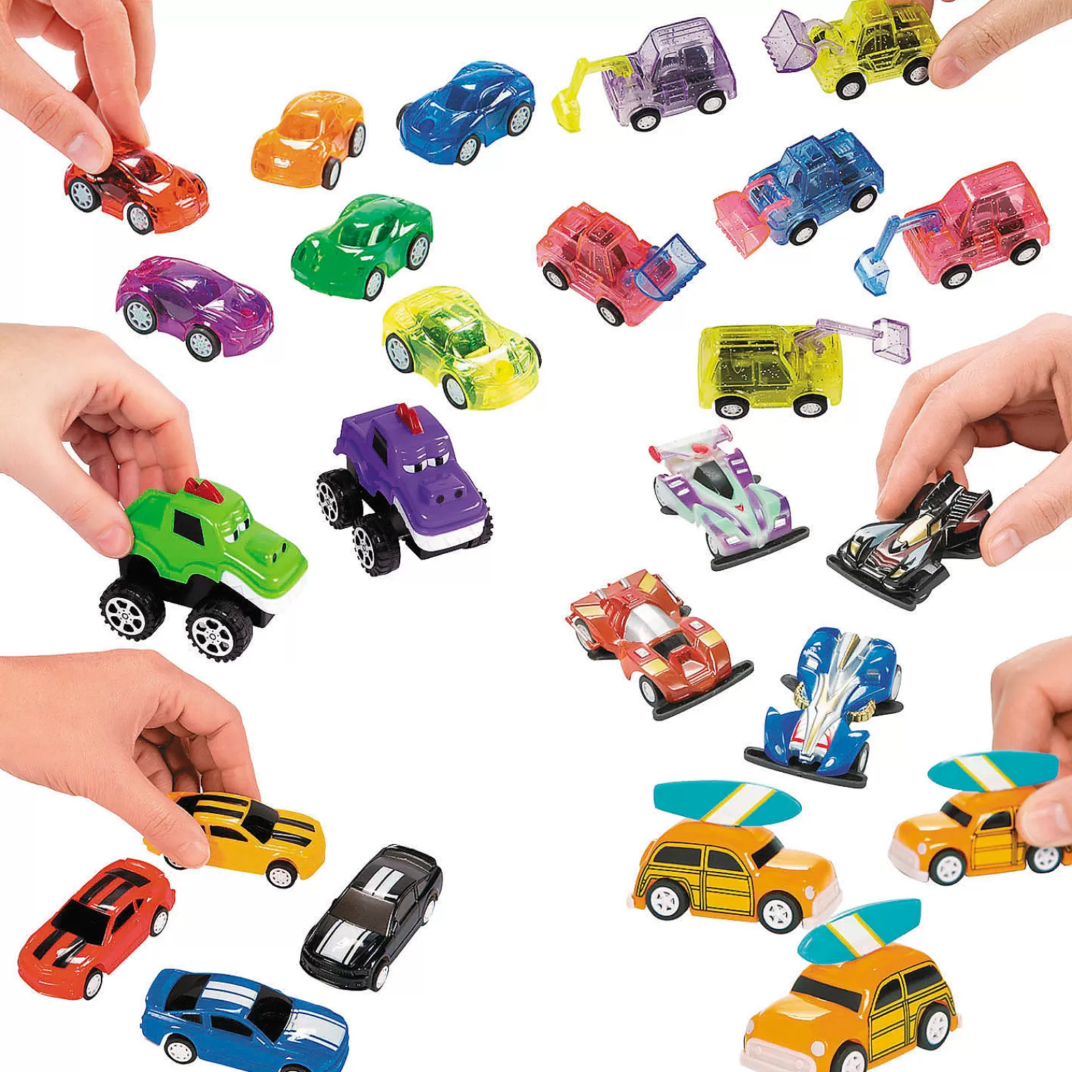 Oriental Trading Toy Cars*Bulk 72 Pc. Pull-Back Vehicle Assortment