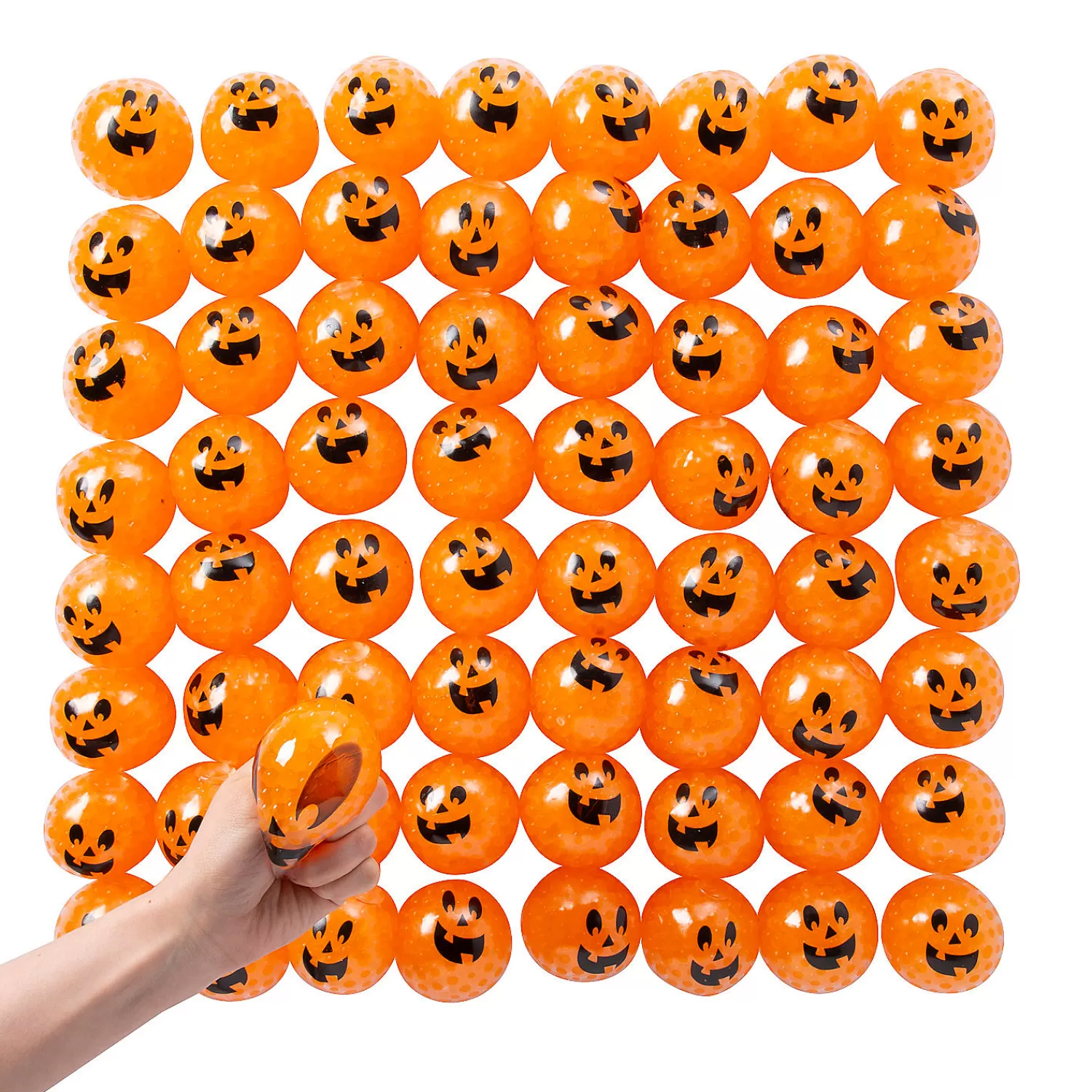 Oriental Trading Putty & Squishy Toys*Bulk 72 Pc. Squishy Water Beads Pumpkin Balls