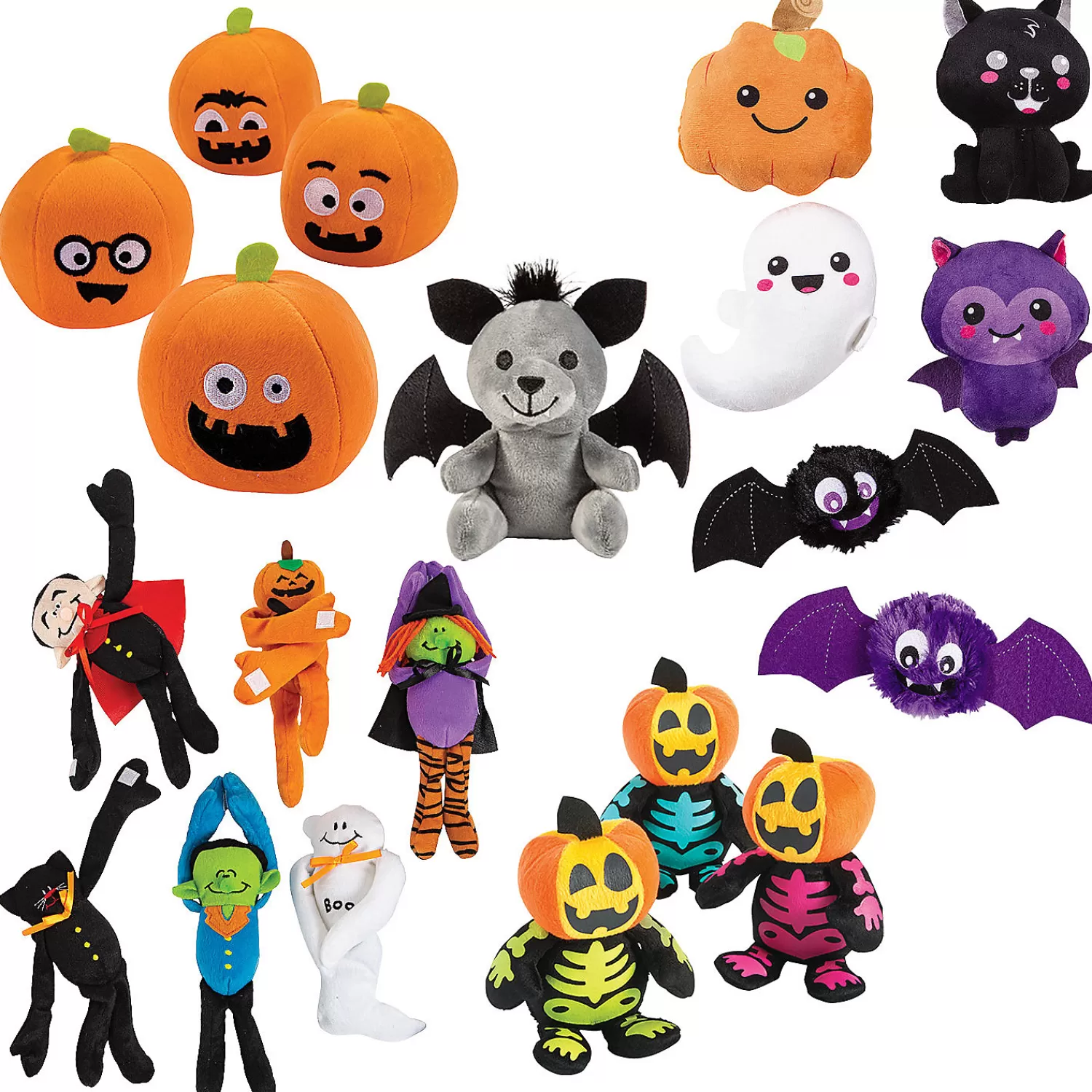 Oriental Trading Stuffed Animals & Plush Toys*Bulk Halloween Plush Giveaway Kit For 72