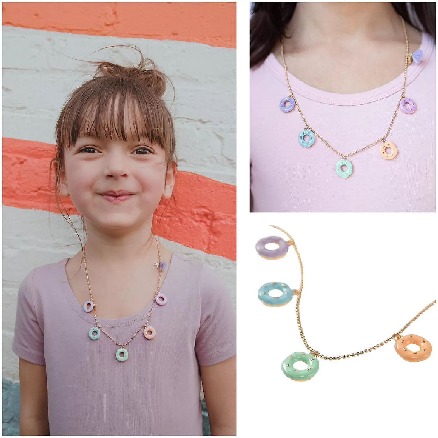 Oriental Trading Necklaces*Calico Sun Amy Necklace - Donut