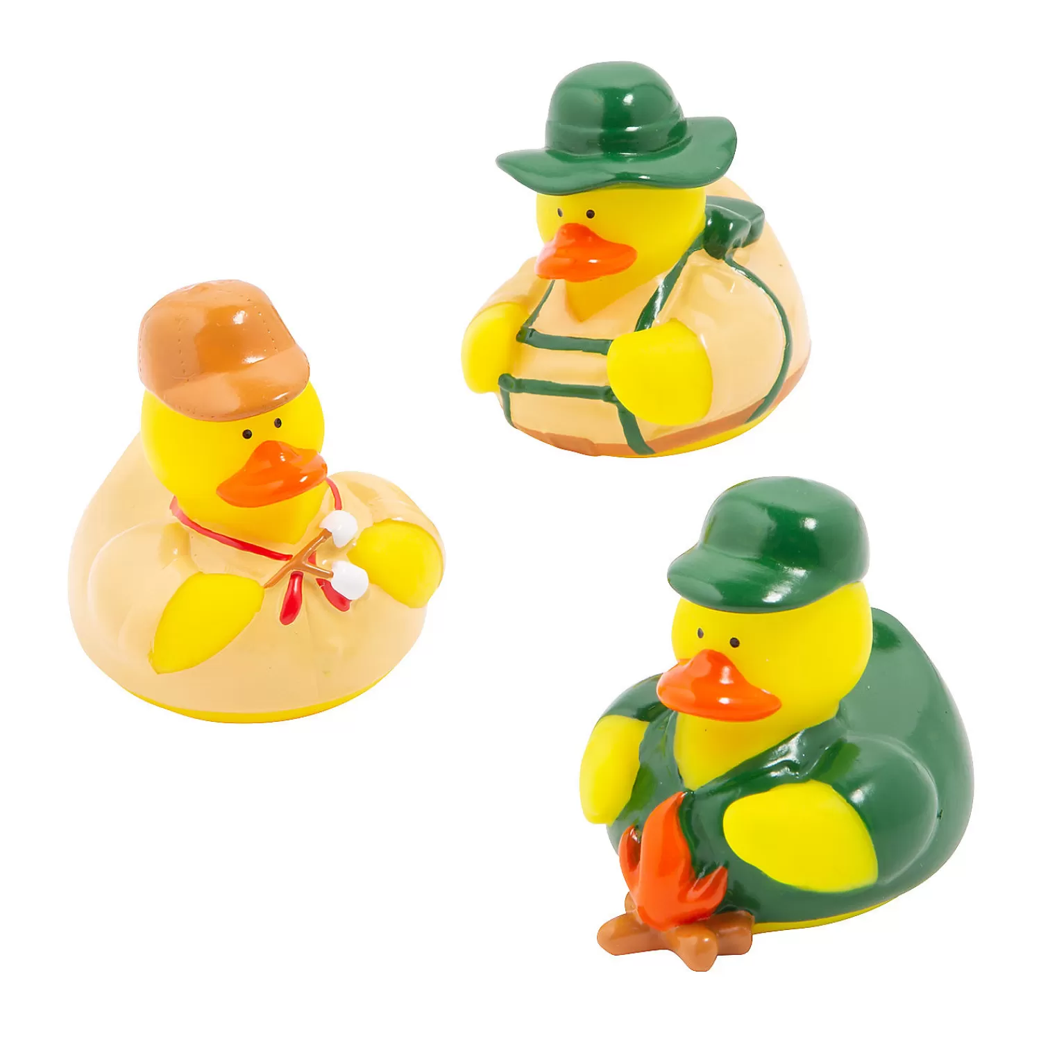 Oriental Trading Rubber Duckies*Camping Rubber Ducks - 12 Pc.