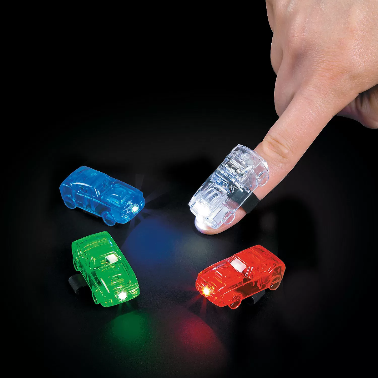 Oriental Trading Light Up & Flashing Toys*Car Finger Beams - 12 Pc.