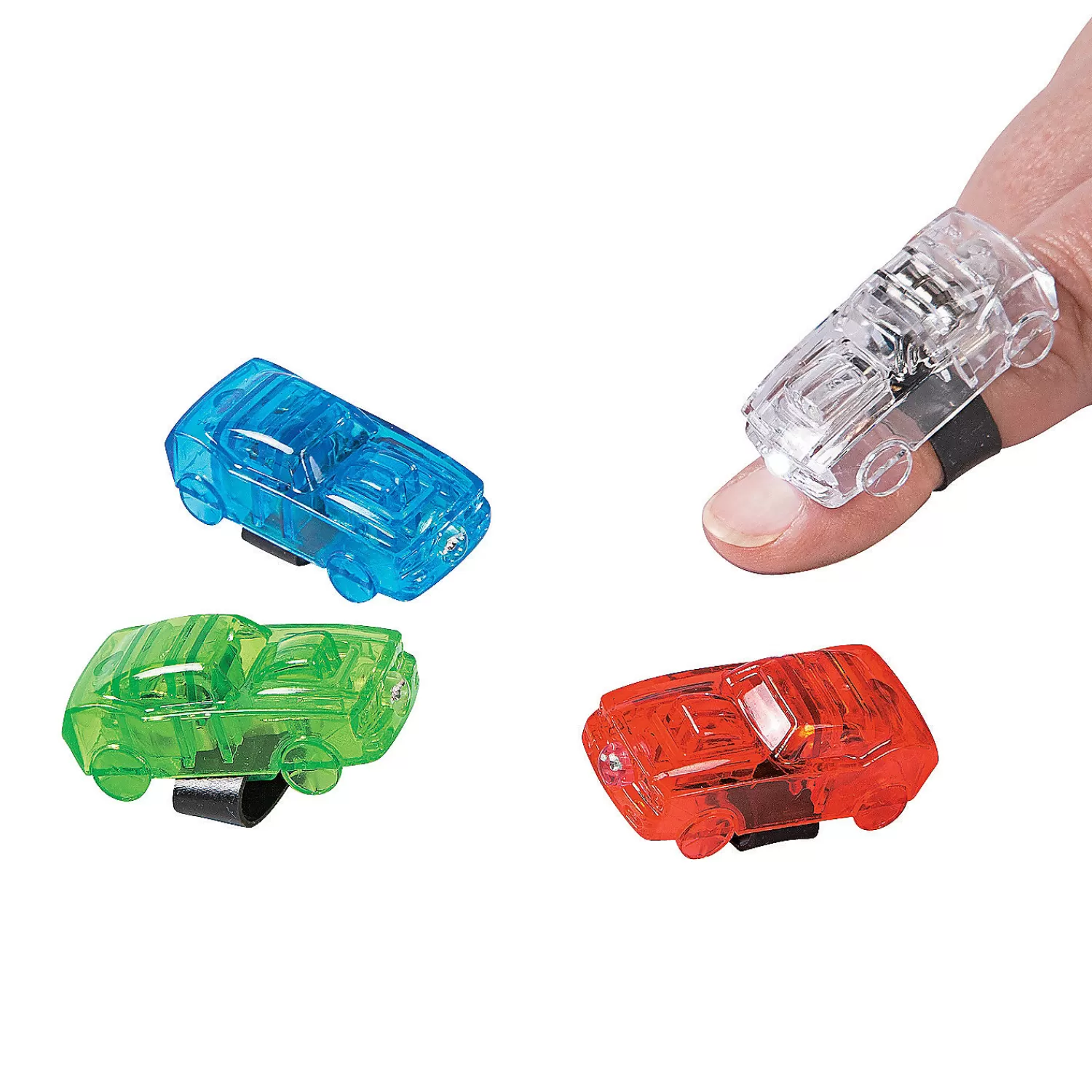 Oriental Trading Light Up & Flashing Toys*Car Finger Beams - 12 Pc.