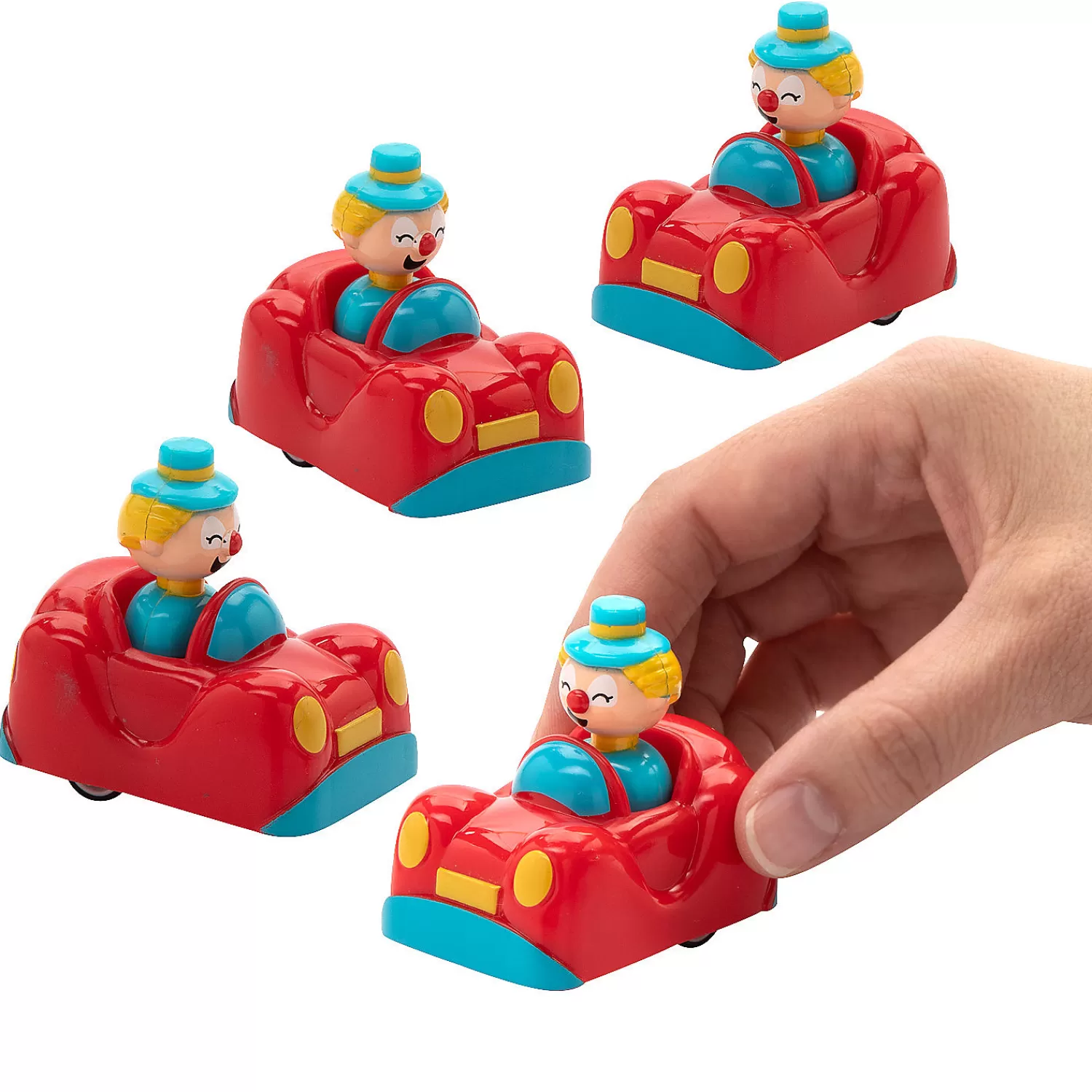 Oriental Trading Toy Cars*Carnival Clown Car Pull-Back Toys - 12 Pc.