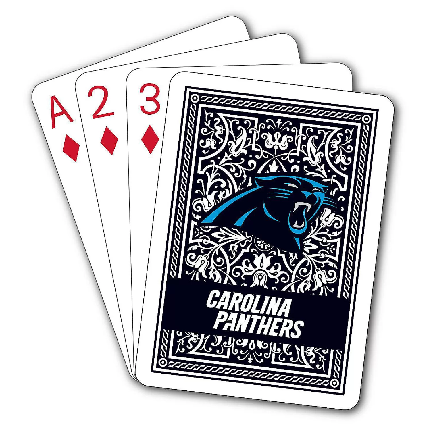 Oriental Trading Playing Cards*Carolina Panthers Nfl Team Playing Cards