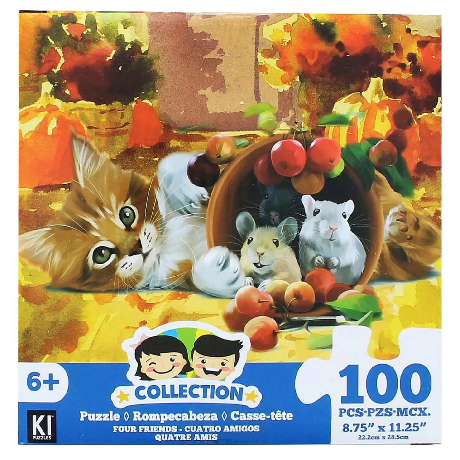 Oriental Trading Puzzles*Cat And Mice 100 Piece Juvenile Collection Jigsaw Puzzle