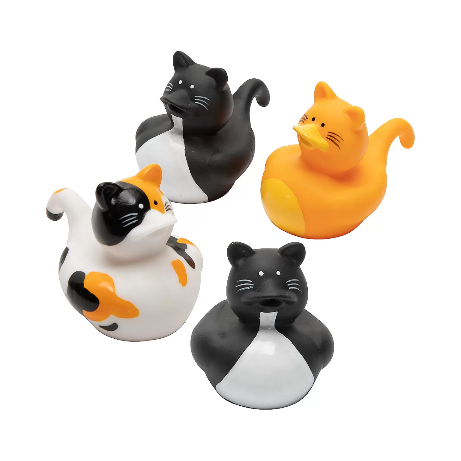 Oriental Trading Rubber Duckies*Cat Rubber Ducks - 12 Pc.