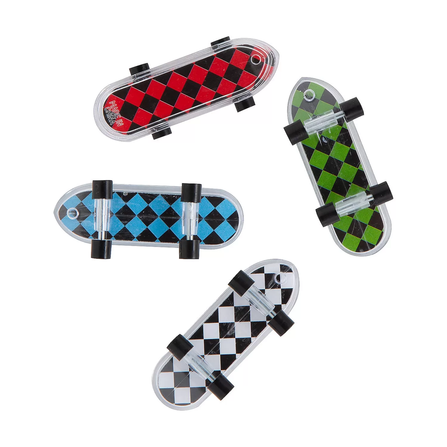 Oriental Trading Toy Cars*Checkerboard Mini Skateboards - 36 Pc.