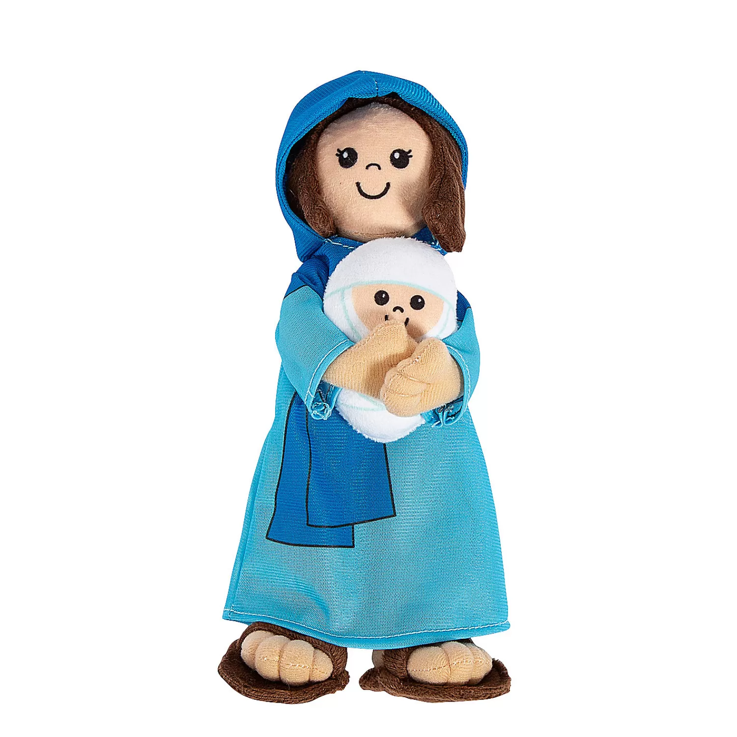 Oriental Trading Stuffed Animals & Plush Toys*Christmas Nativity Stuffed Mary With Baby Jesus