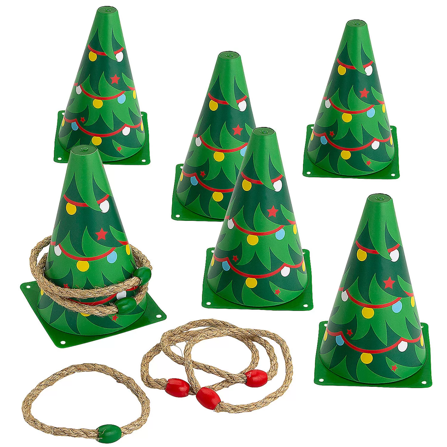 Oriental Trading Games*Christmas Tree Cone Ring Toss Game