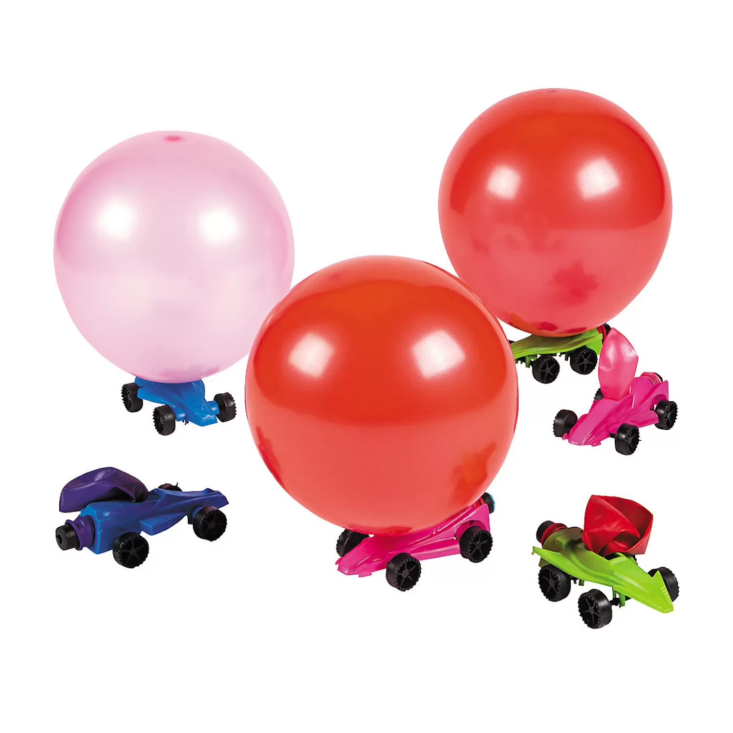 Oriental Trading Toy Cars*Colorful Car Balloon Racers