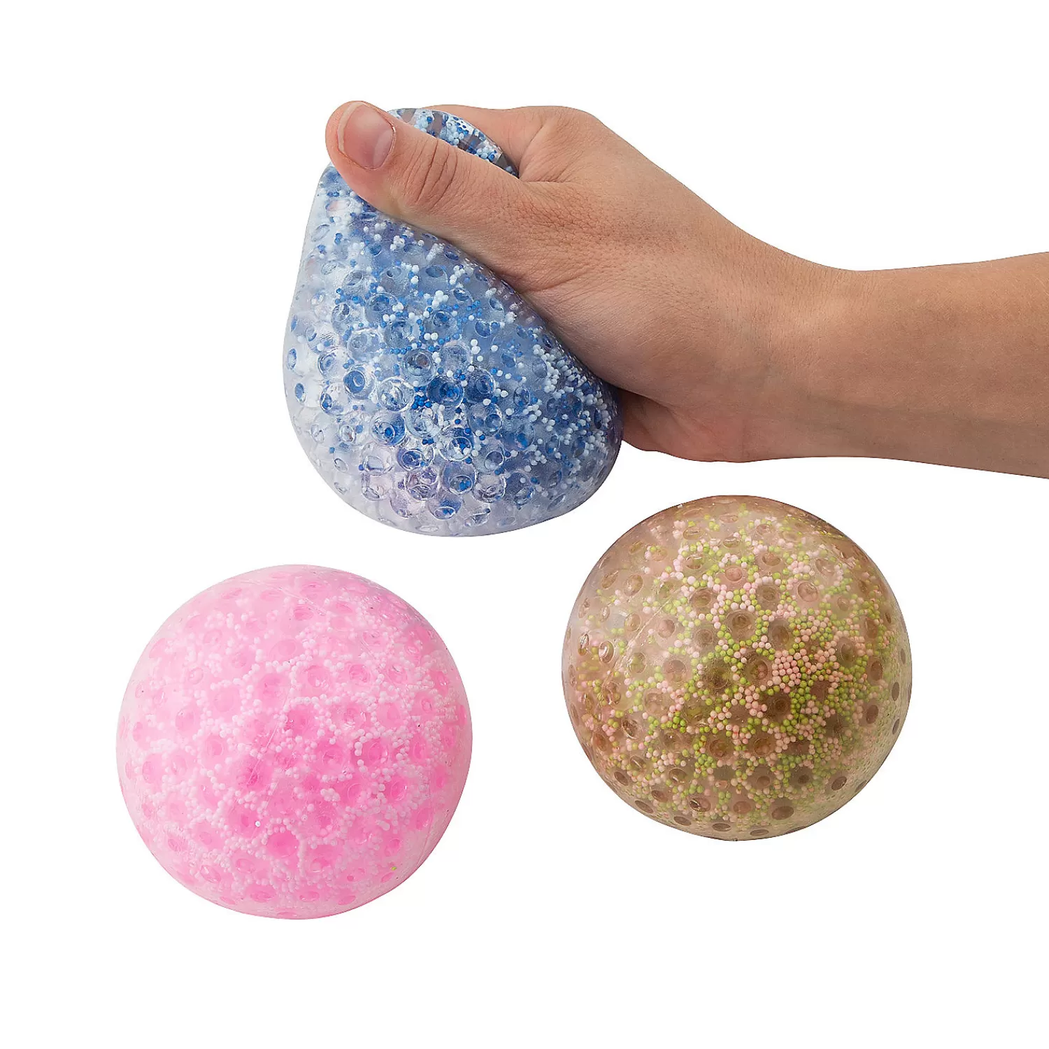 Oriental Trading Putty & Squishy Toys*Confetti Water Bead Squeeze Balls - 12 Pc.