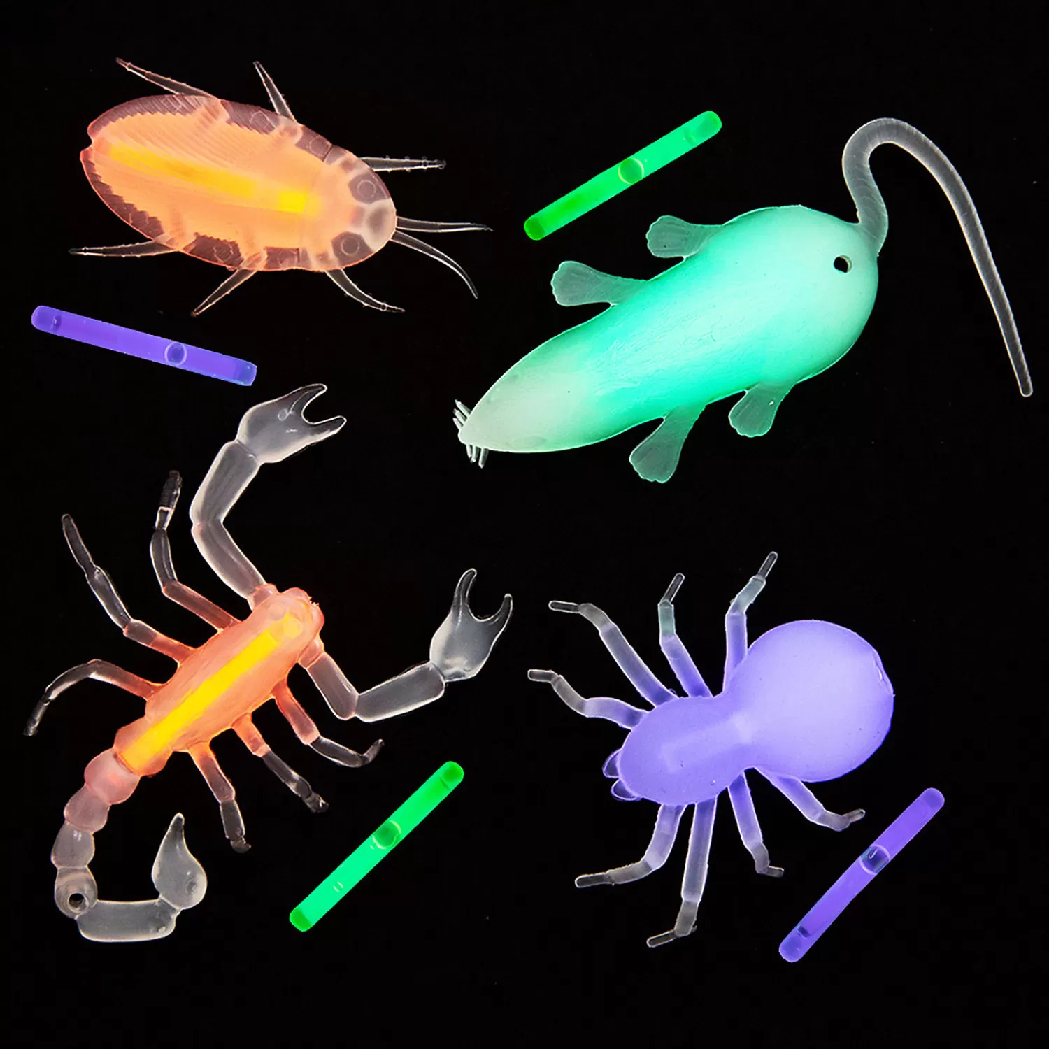 Oriental Trading Glow Assortments*Creepy Glow Creatures – 12 Pc.