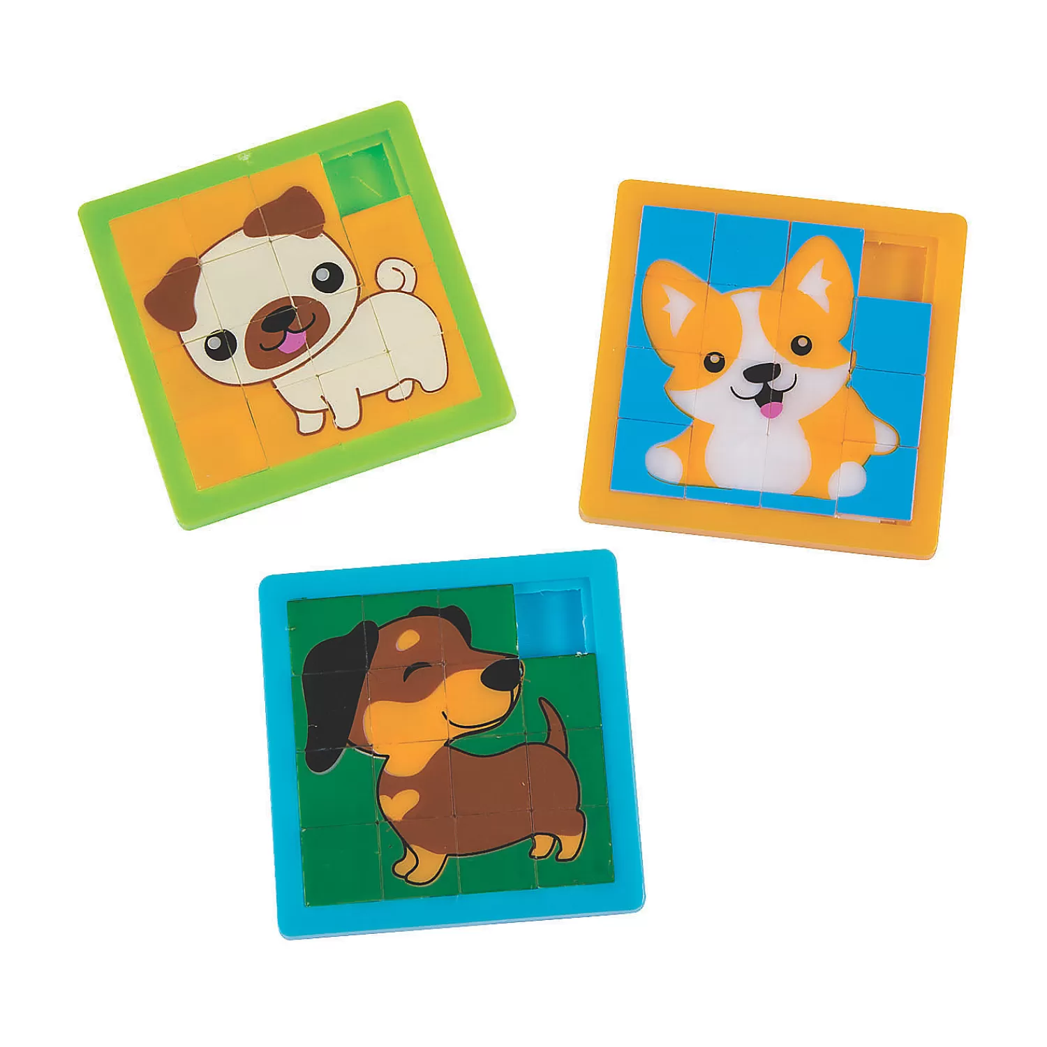 Oriental Trading Puzzles*Cute Dog Slide Puzzles - 12 Pc.