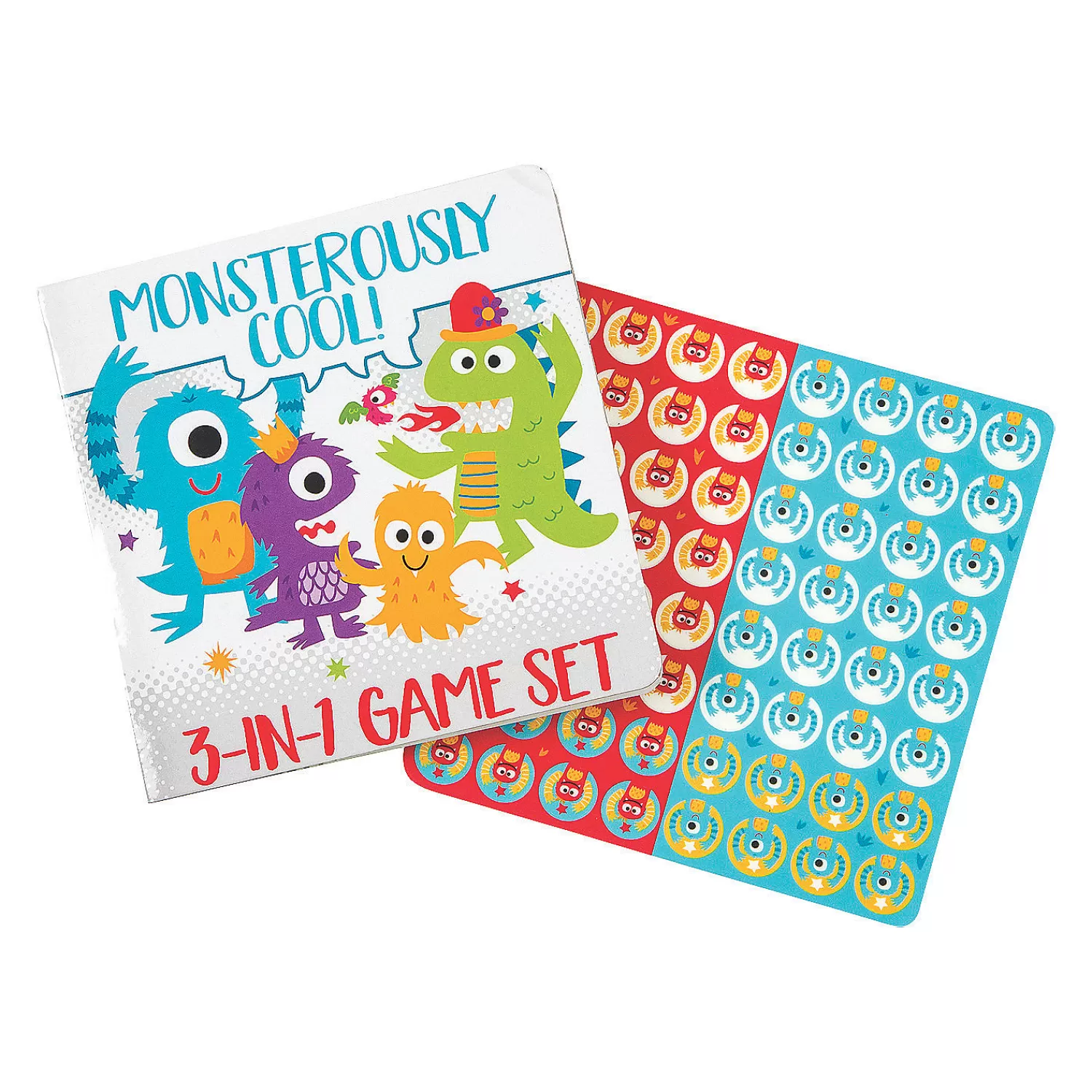 Oriental Trading Games*Cute Monster 3-In-1 Game Sets - 12 Pc.