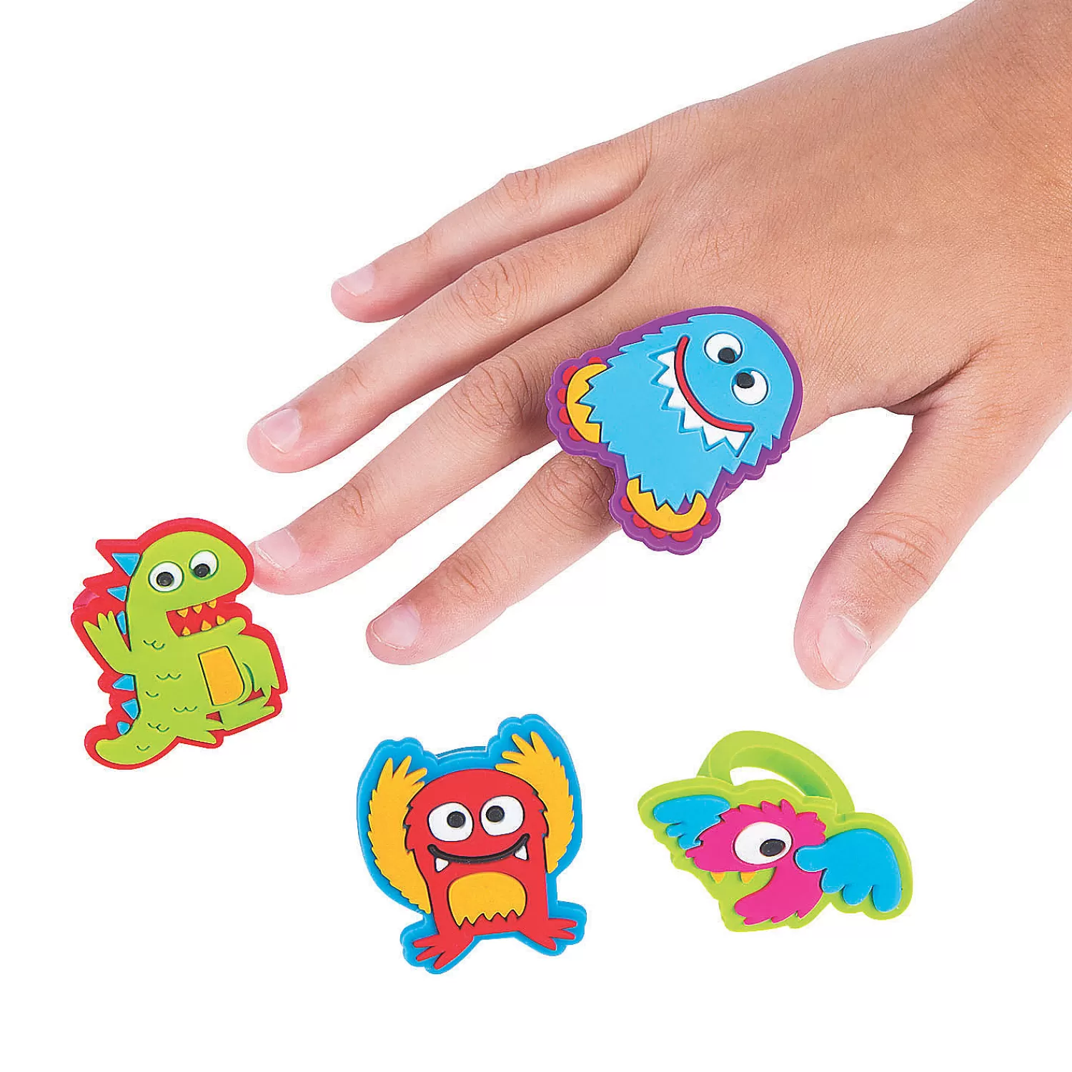 Oriental Trading Rings*Cute Monster Rings - 12 Pc.