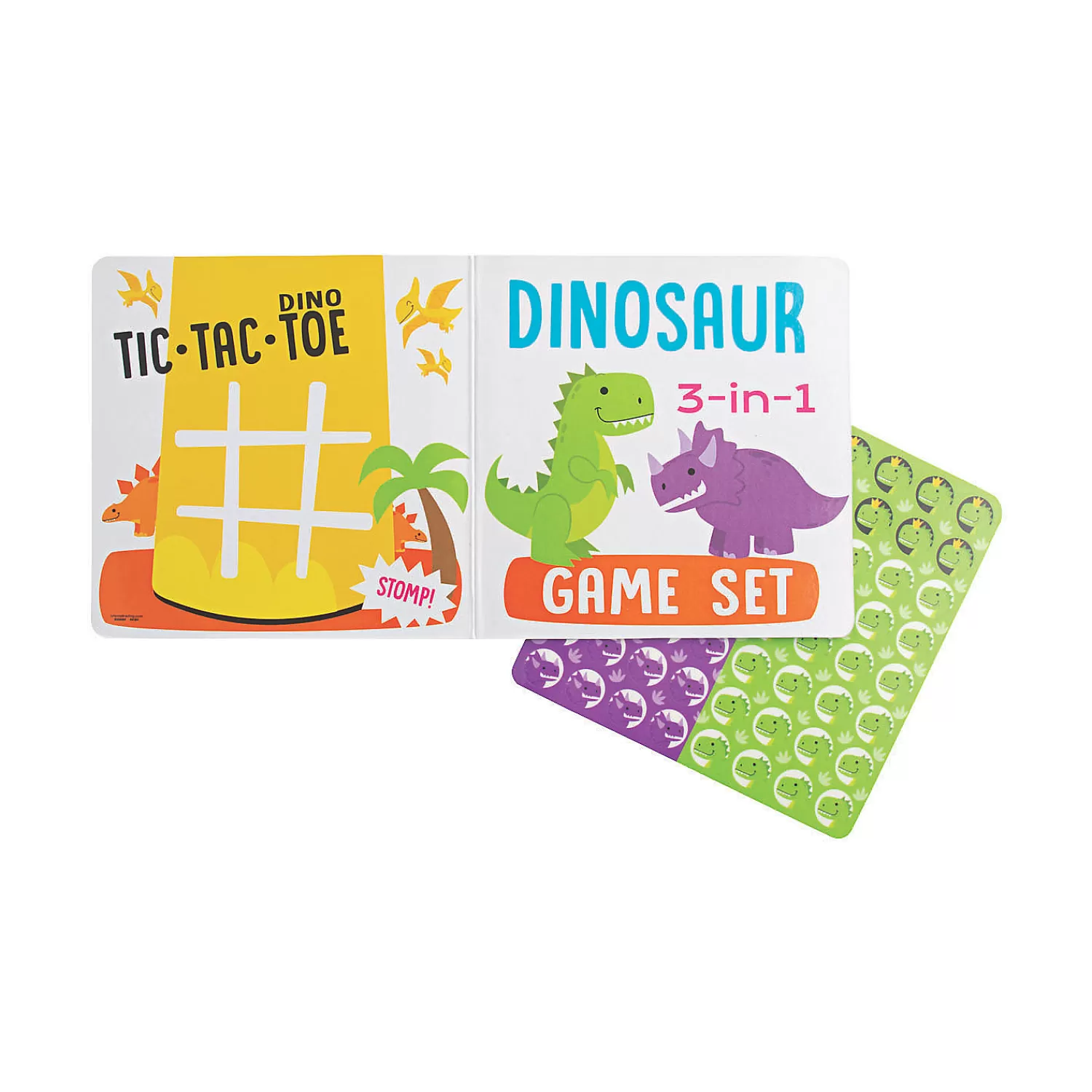 Oriental Trading Games*Dinosaur 3-In-1 Game Sets - 12 Pc.