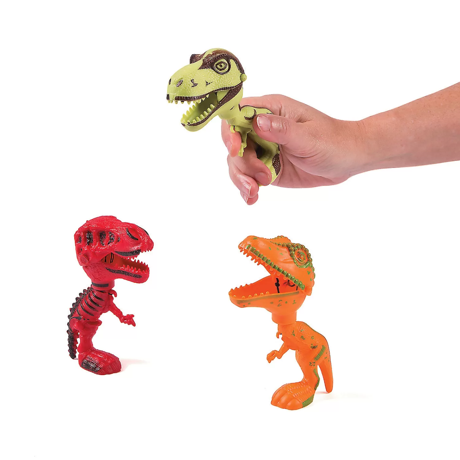 Oriental Trading Character Toys*Dinosaur Grabbers - 6 Pc.