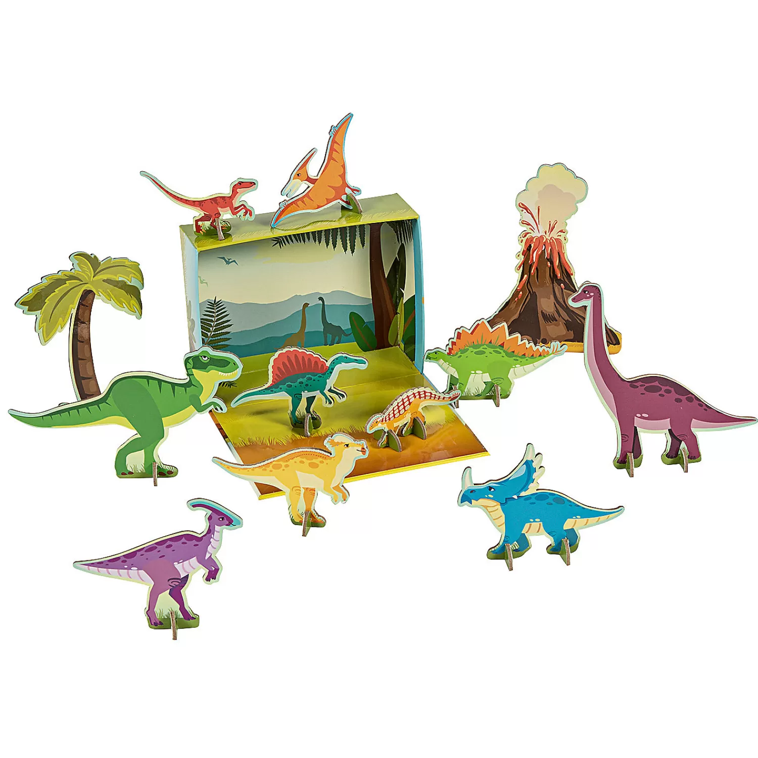 Oriental Trading Play Sets*Dinosaurs In A Box Activity Set - 12 Pc.