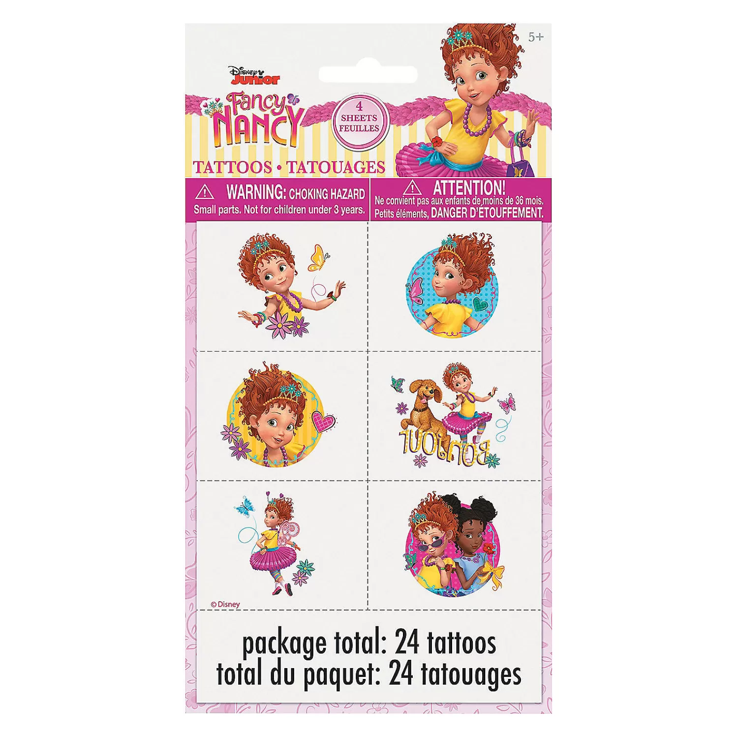 Oriental Trading Temporary Tattoos*Disney Fancy Nancy Temporary Tattoos - 24 Pc.